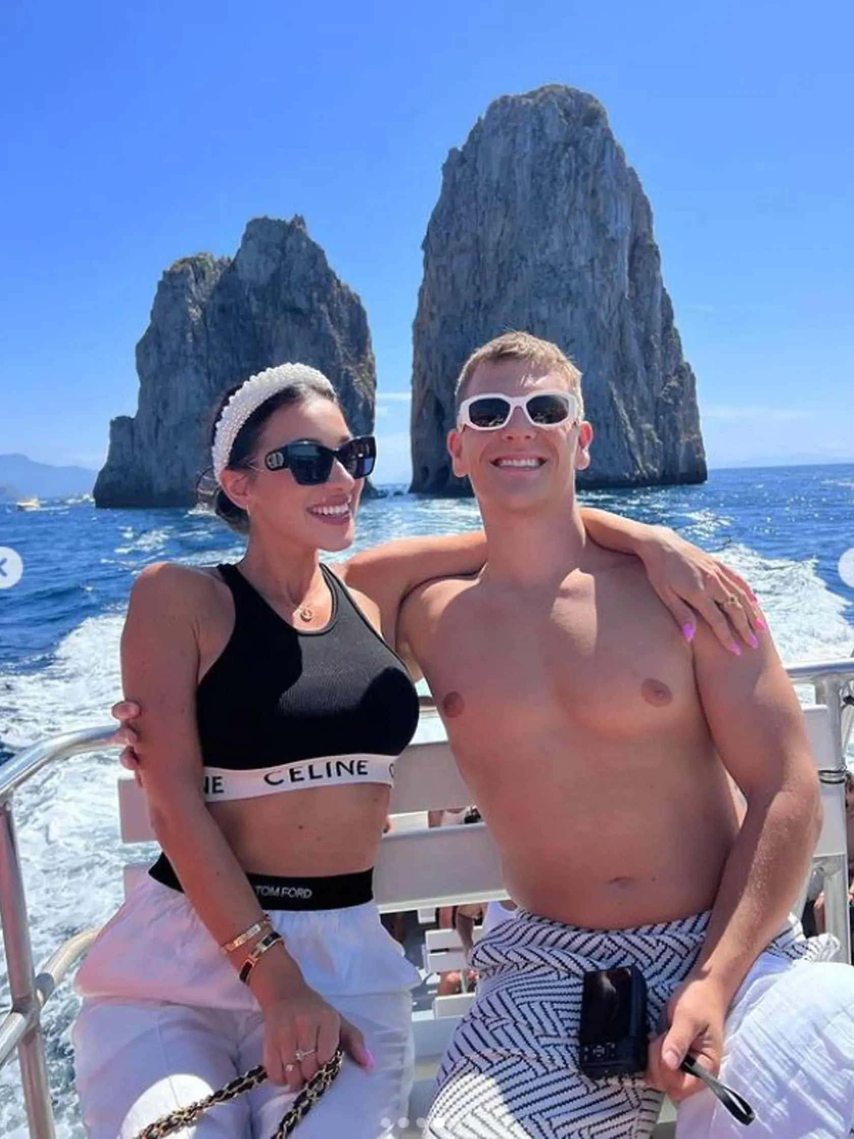 Bianka a Jovinečko na ostrove Capri.