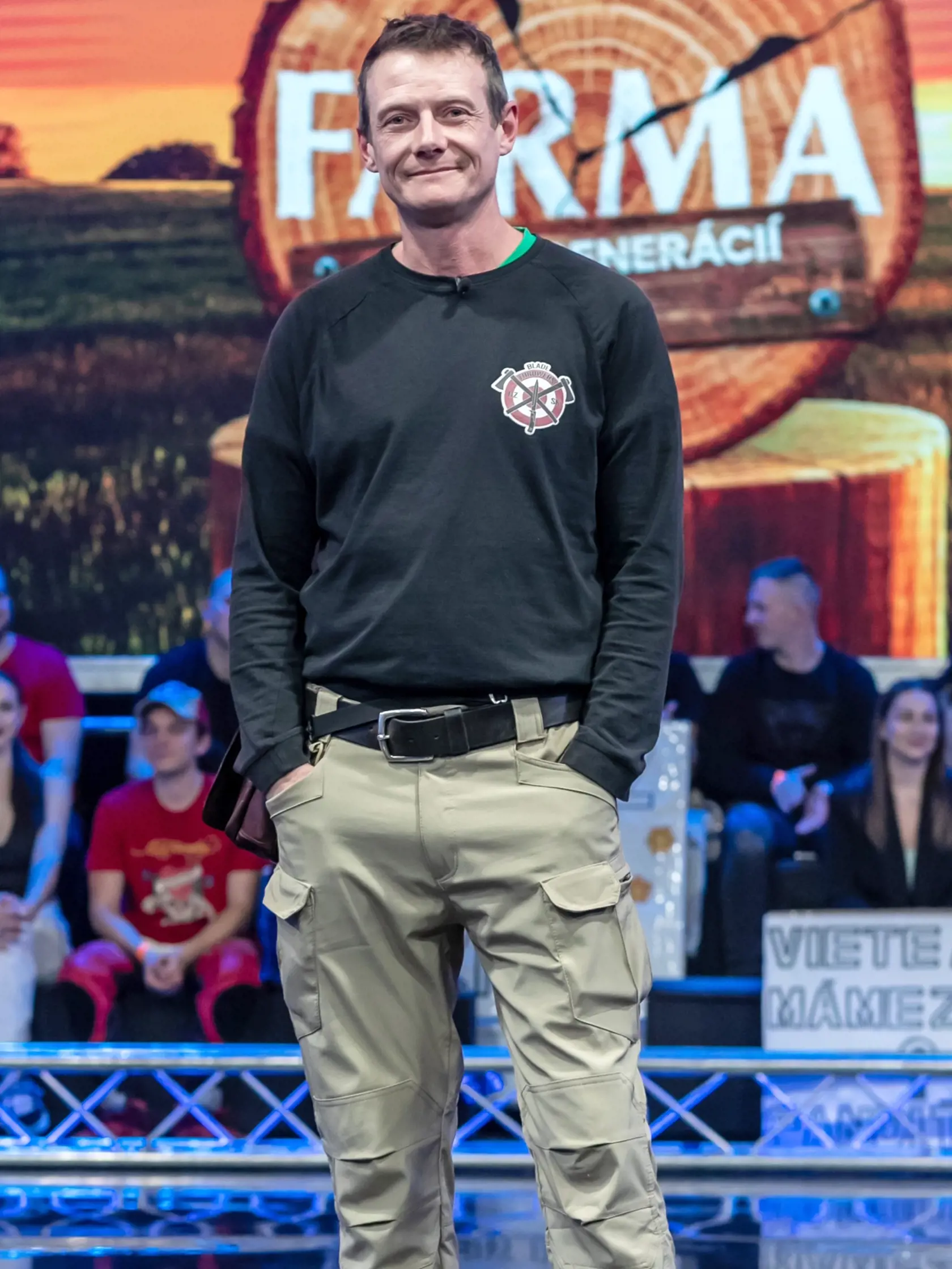 Adam počas finále Farmy.