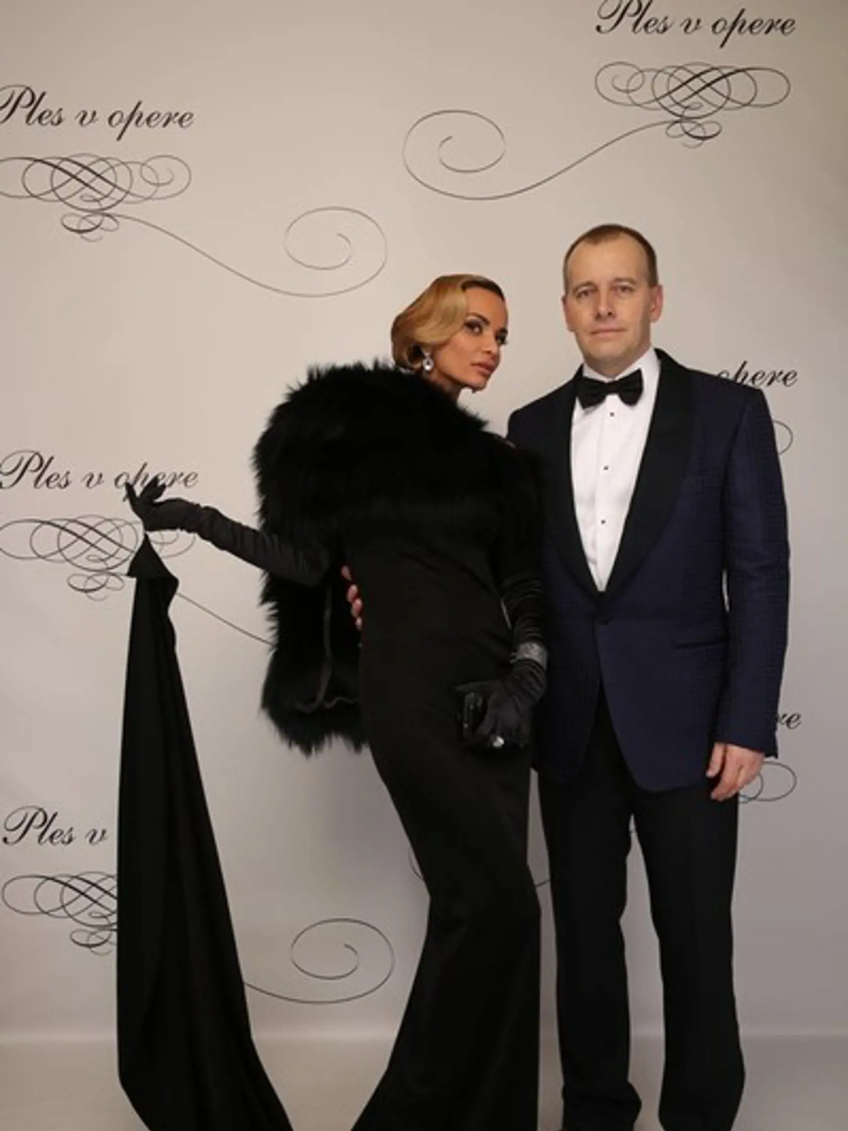 Boris Kollár a Andrea Heringhová na Plese v opere.