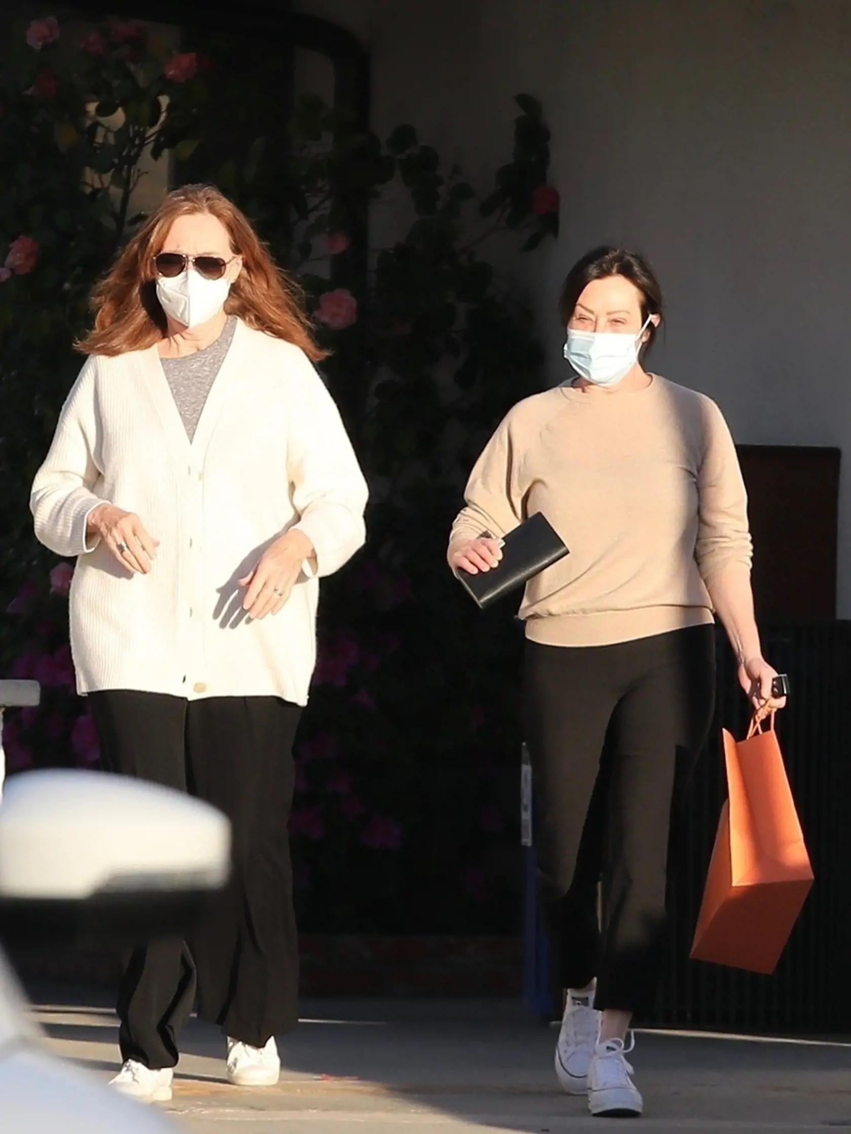 Shannen Doherty vyrazila na nákupy so svojom maminkou v Malibu.