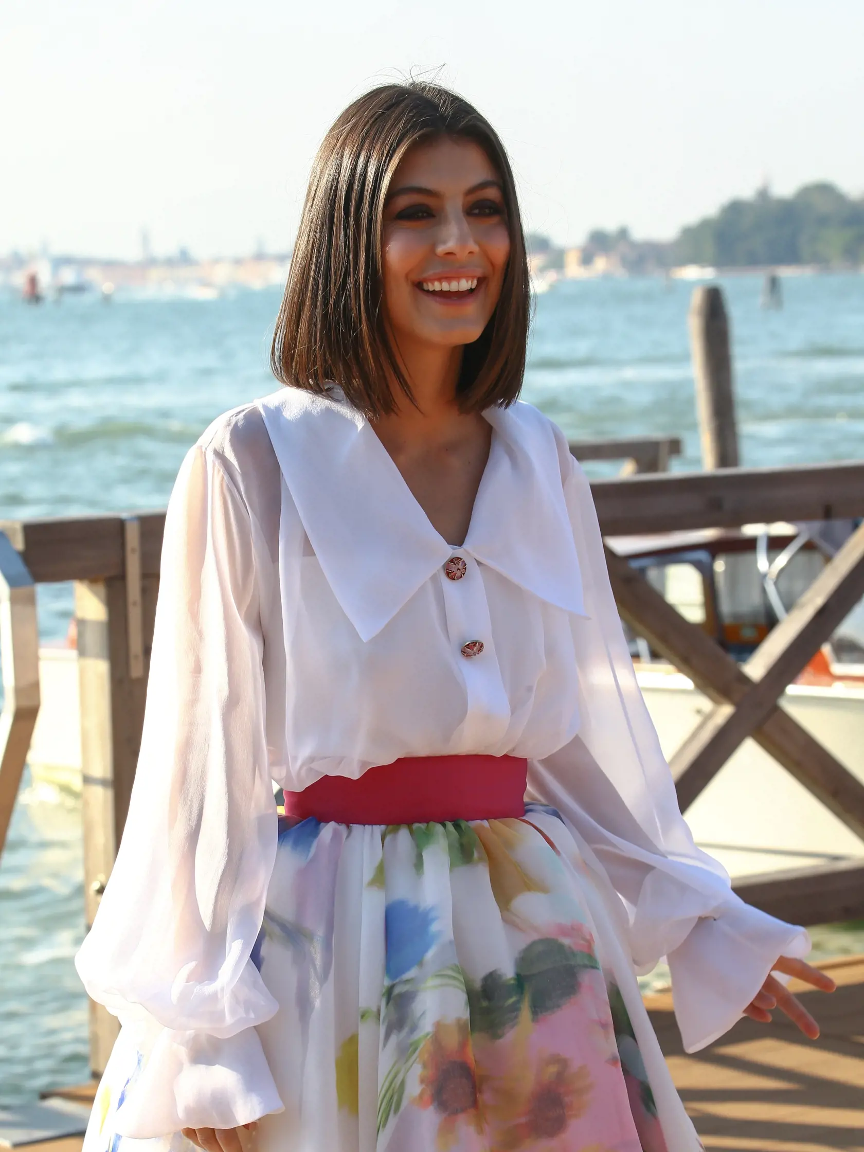 Venice,,Italy,-,September,05:,Alessandra,Mastronardi,Arrive,At,The