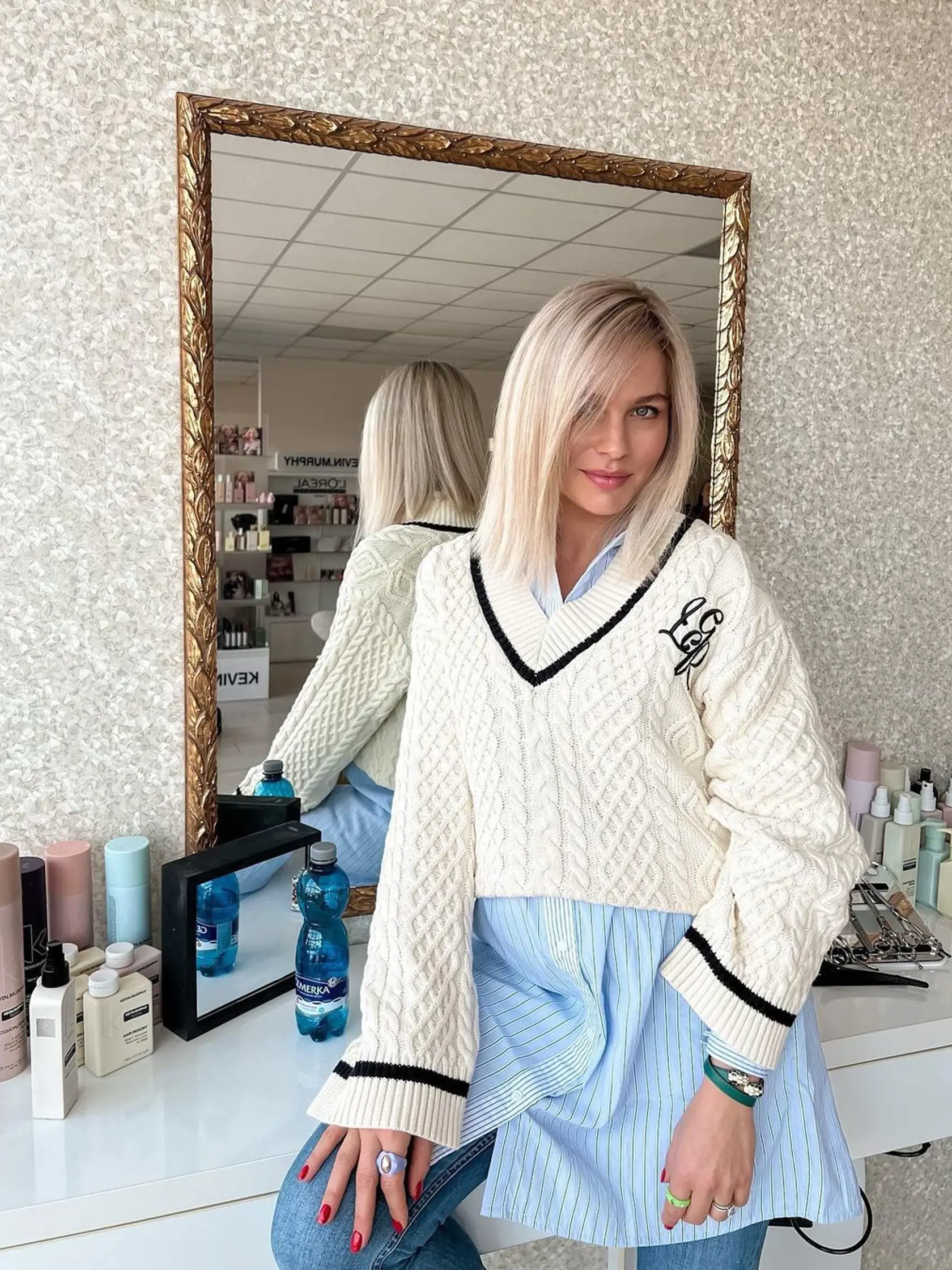 Ivana Gáborík s novým účesom
