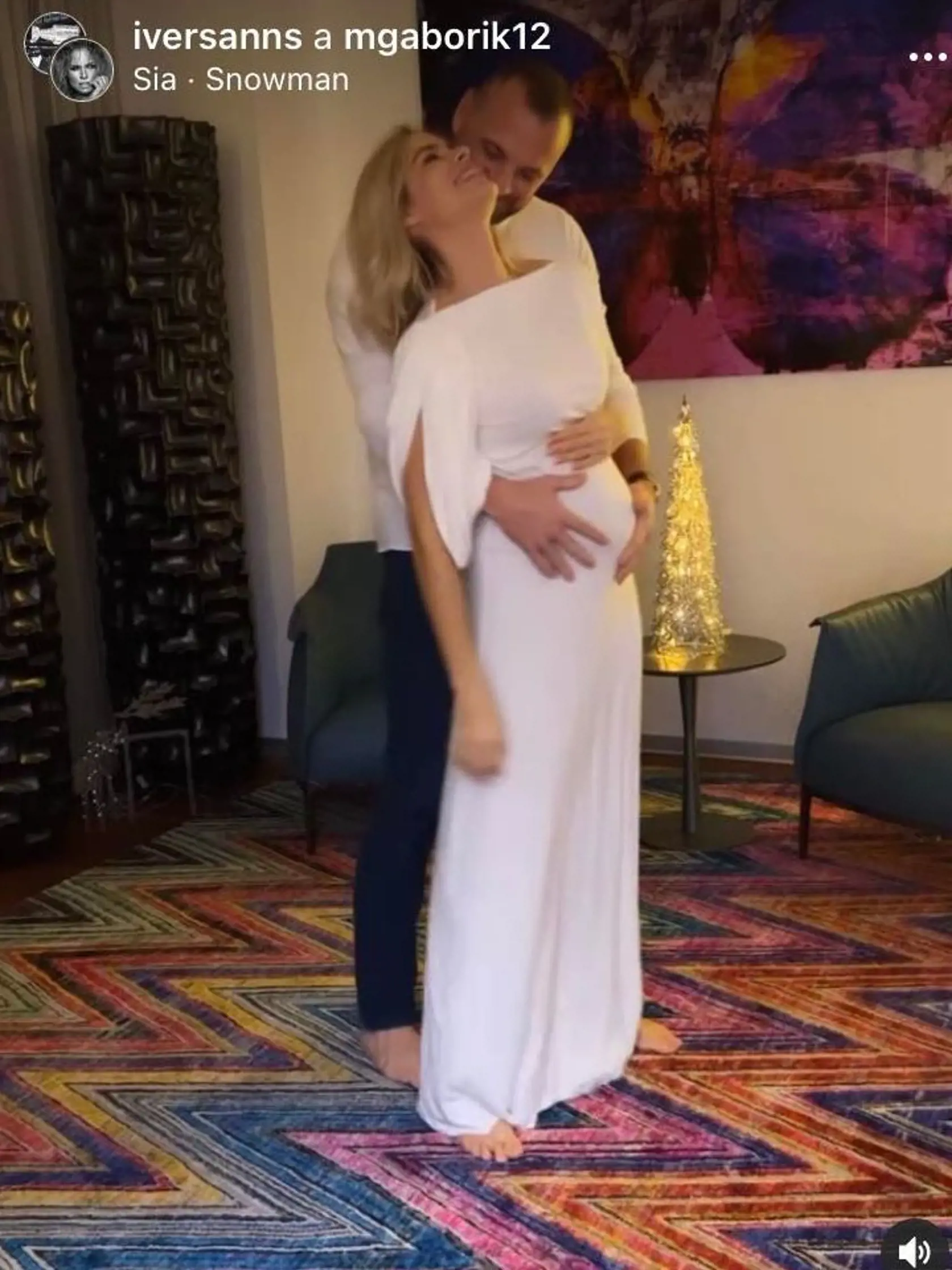 Ivana Gáborík deň pred Vianocami prezradila, že čaká druhé dieťatko.