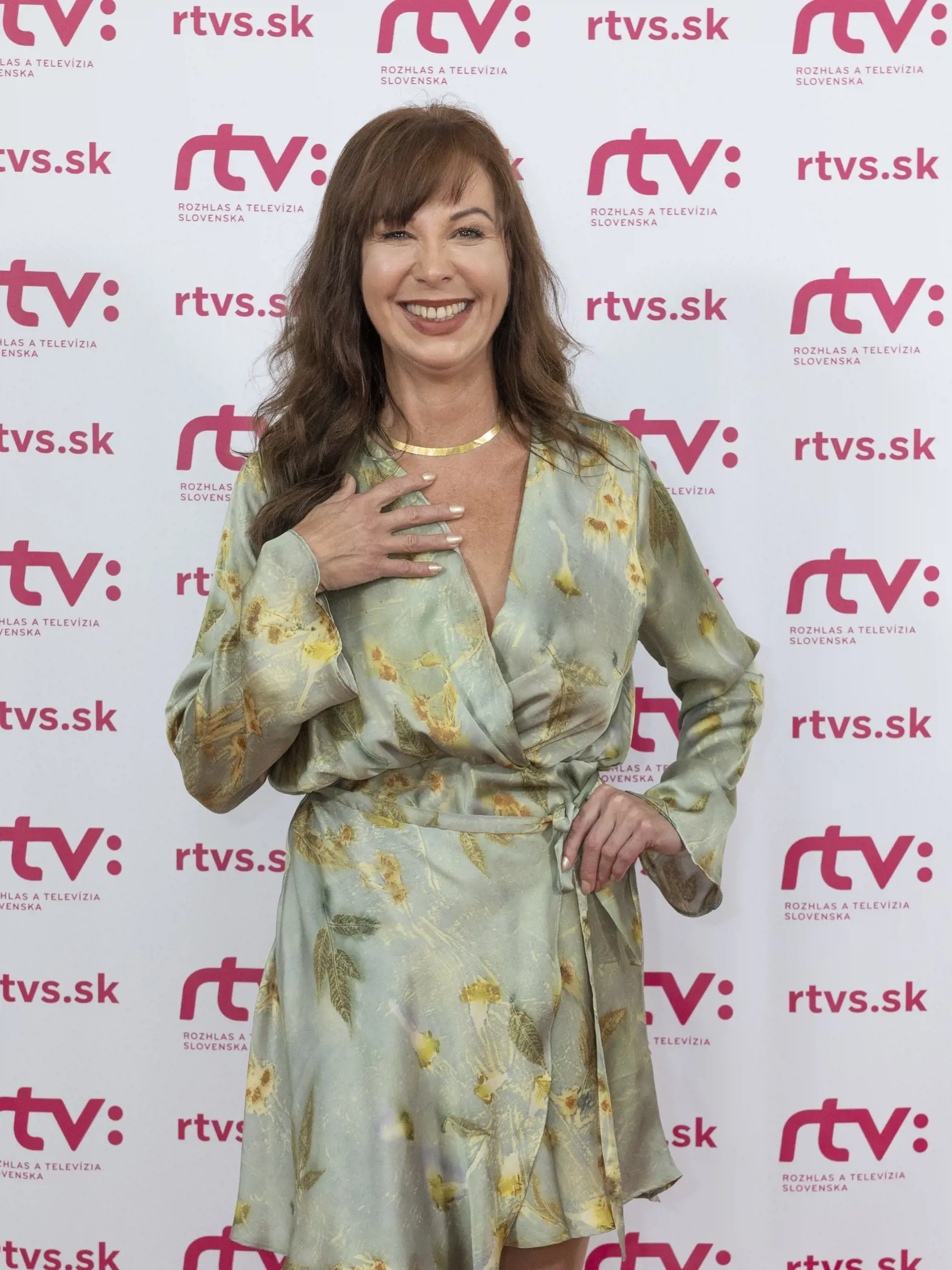 Predstavenie jesennej programovej štruktúry RTVS. Na snímke je Petra Bernasovská.