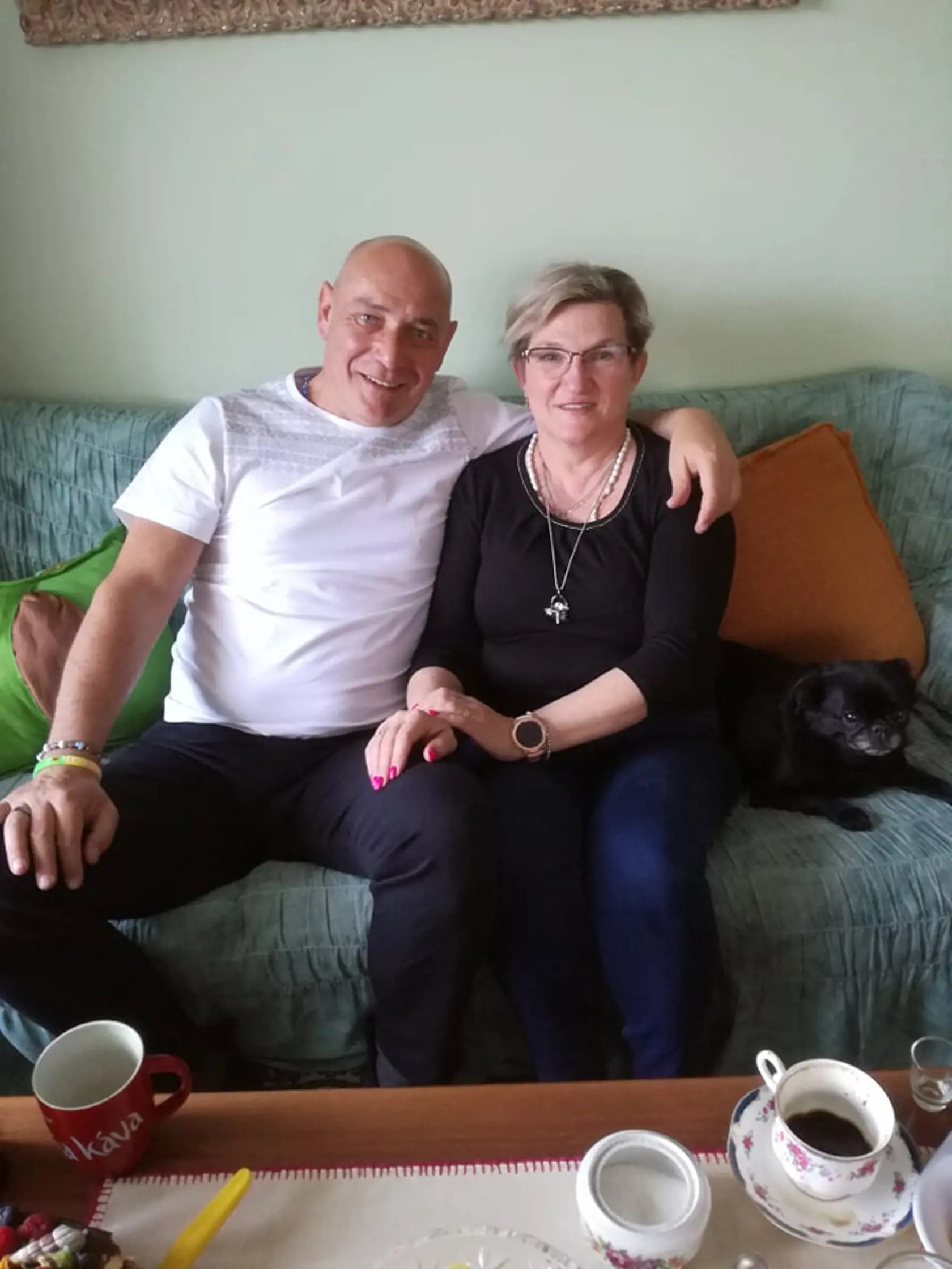 Jozef Andrej (54) žije v šťastí so svojou priateľkou Marikou (57), ktorá je vdovou.