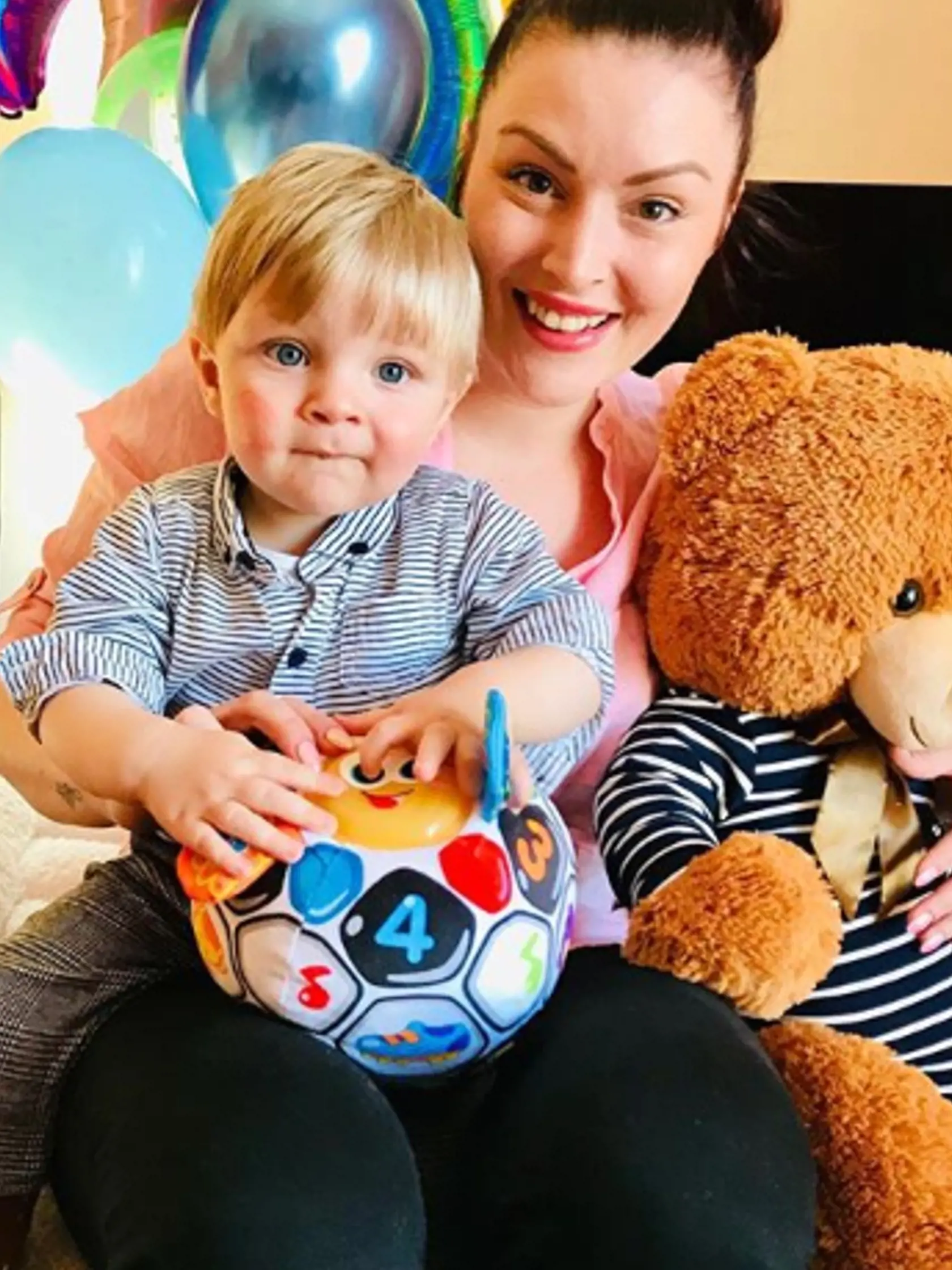 Barbora Švidraňová a jej milovaný synček Gabriel.