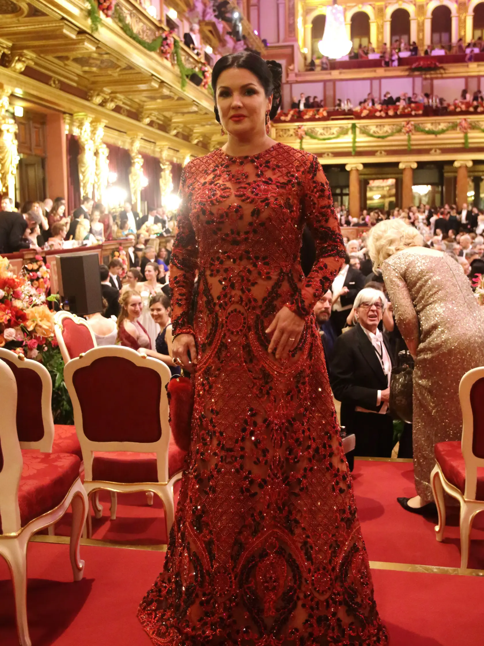 Anna Netrebko na viedenskom bále pred dvoma rokmi. 