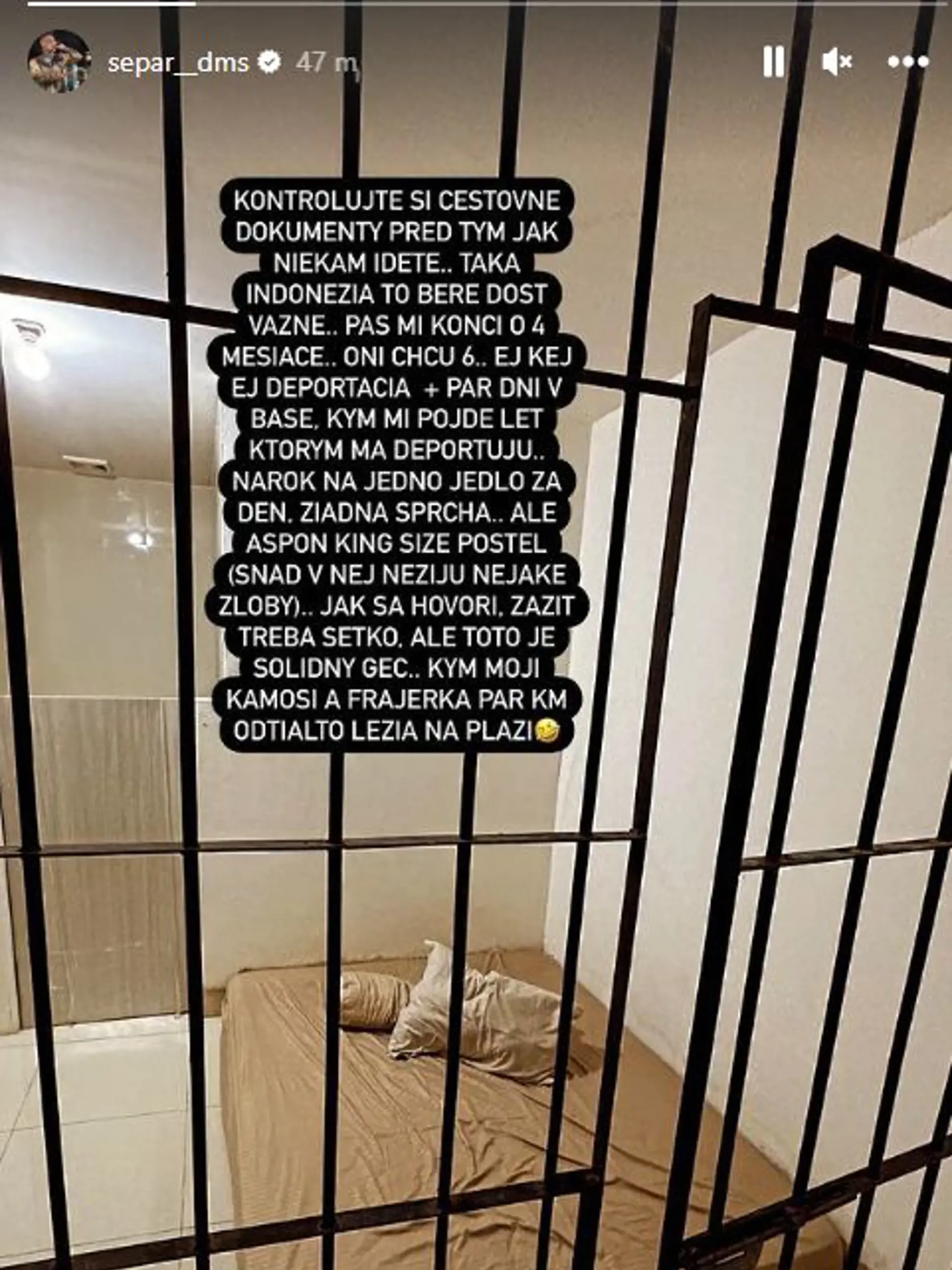 Veľká nepríjemnosť rapera Separa. V Indonézii skončil v cele!