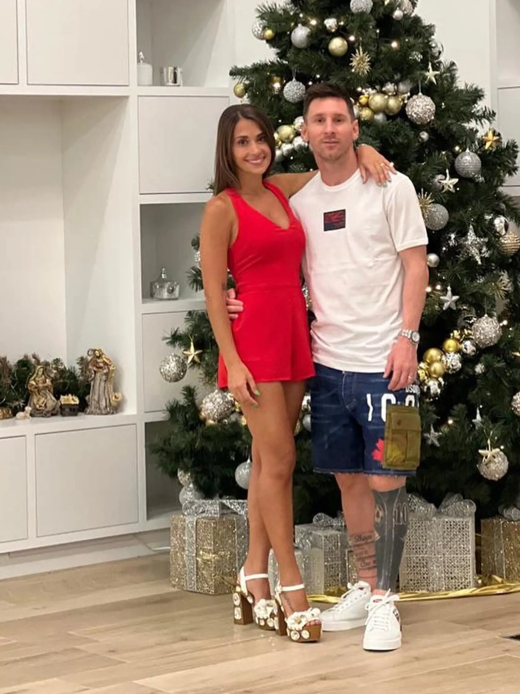 Antonela Roccuzzo a Lionel Messi