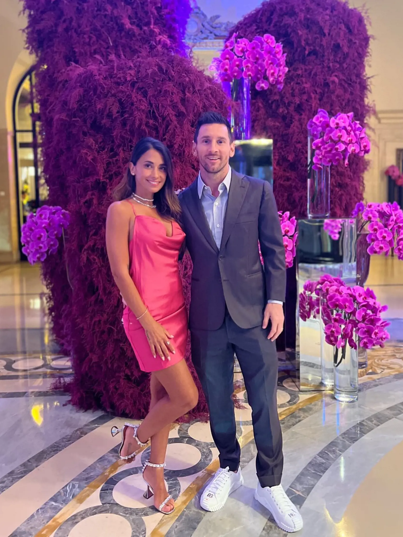 Antonela Roccuzzo a Lionel Messi