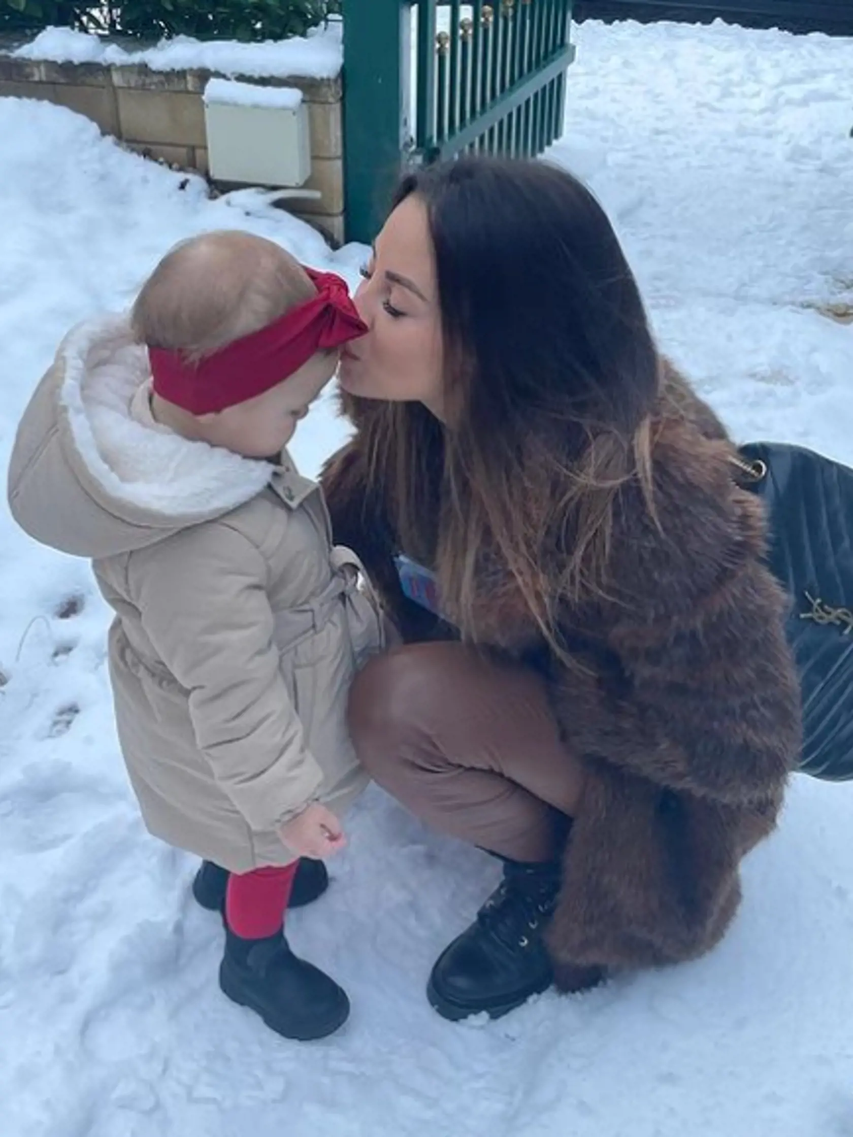Speváčka a porotkyňa SuperStar Monika Bagárová s milovanou dcérkou Rumiou.