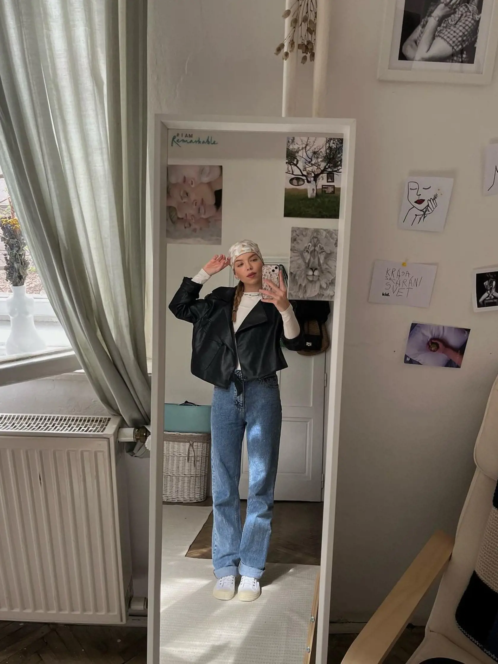Kristína Sisková má doma veľké zrkadlo.