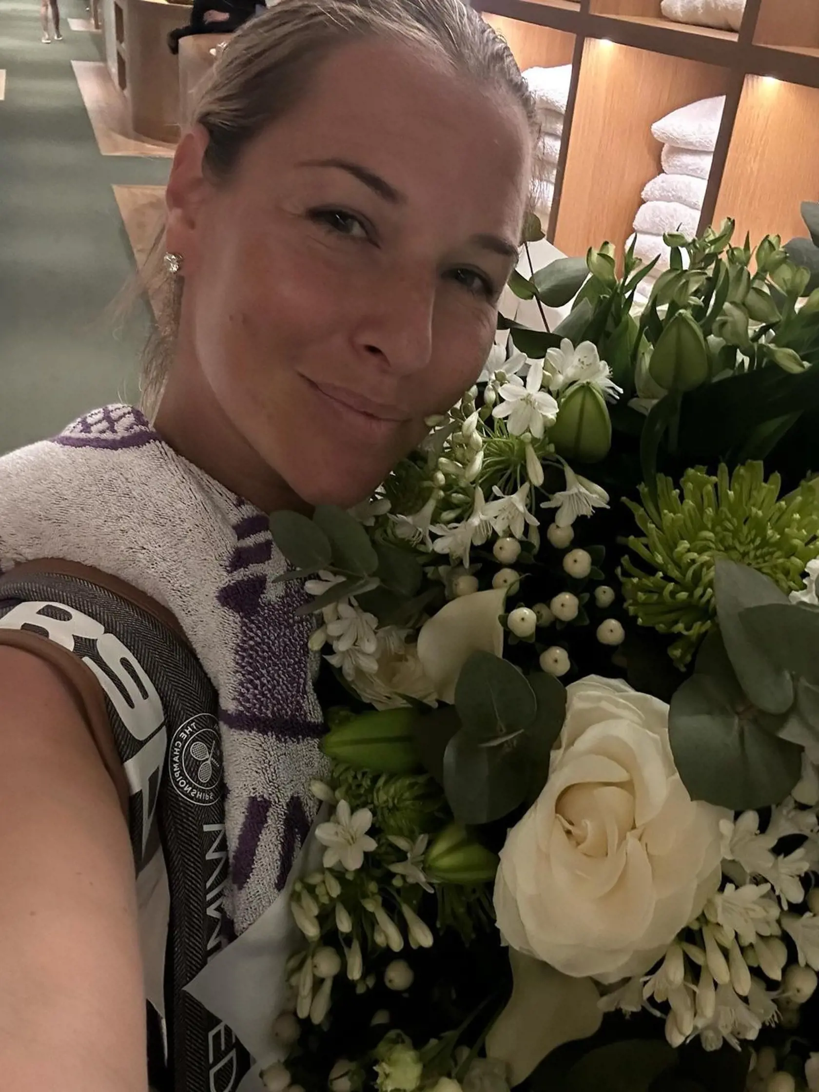 Dominika Cibulková po výhre na Wimbledone.