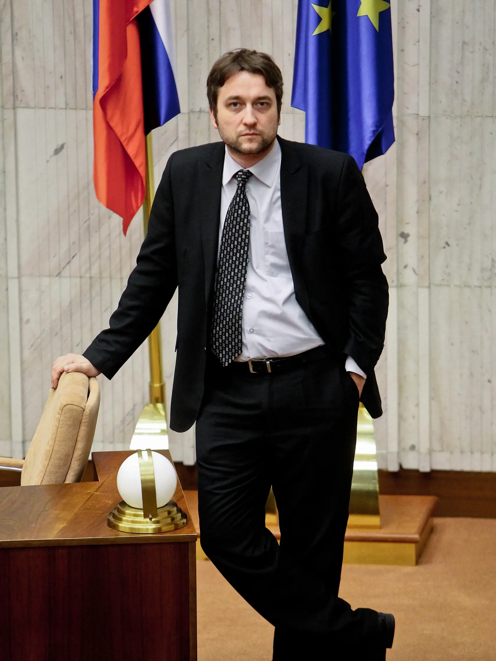 Ľuboš Blaha počas rokovania v parlamente.