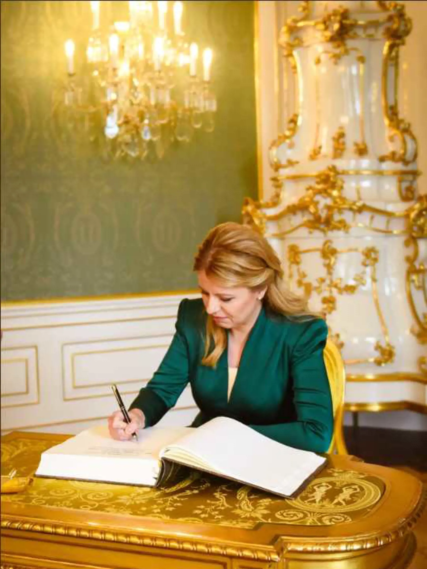 Zuzana Čaputová v Prahe.
