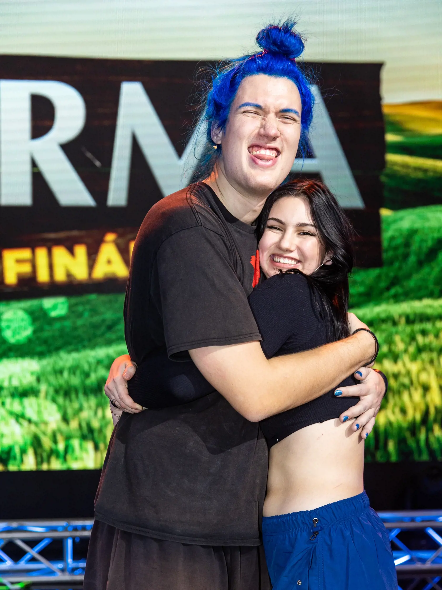Finále reality šou "FARMA 14" v Bratislave.