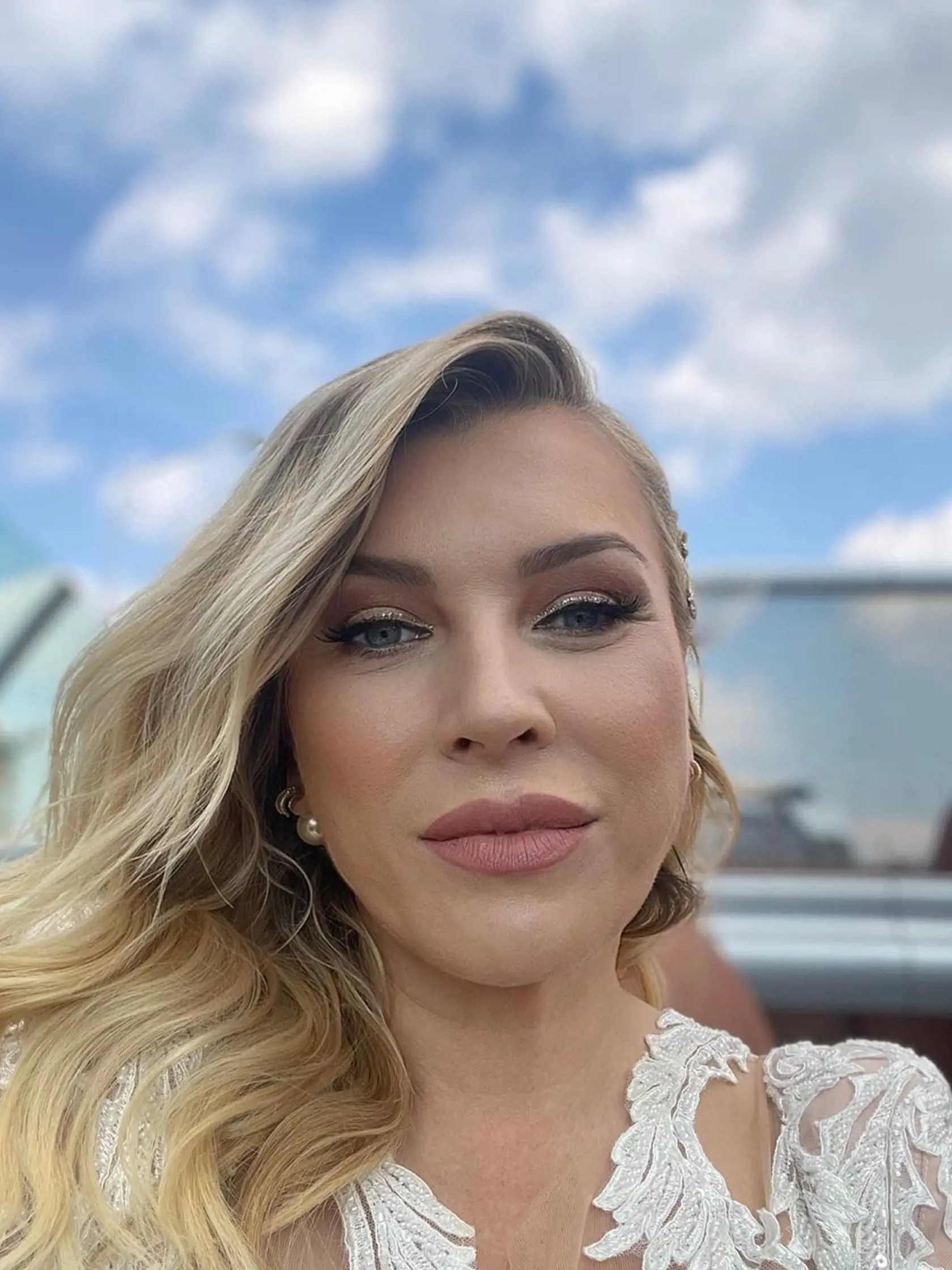 Gabriela Drobová ako nevesta.