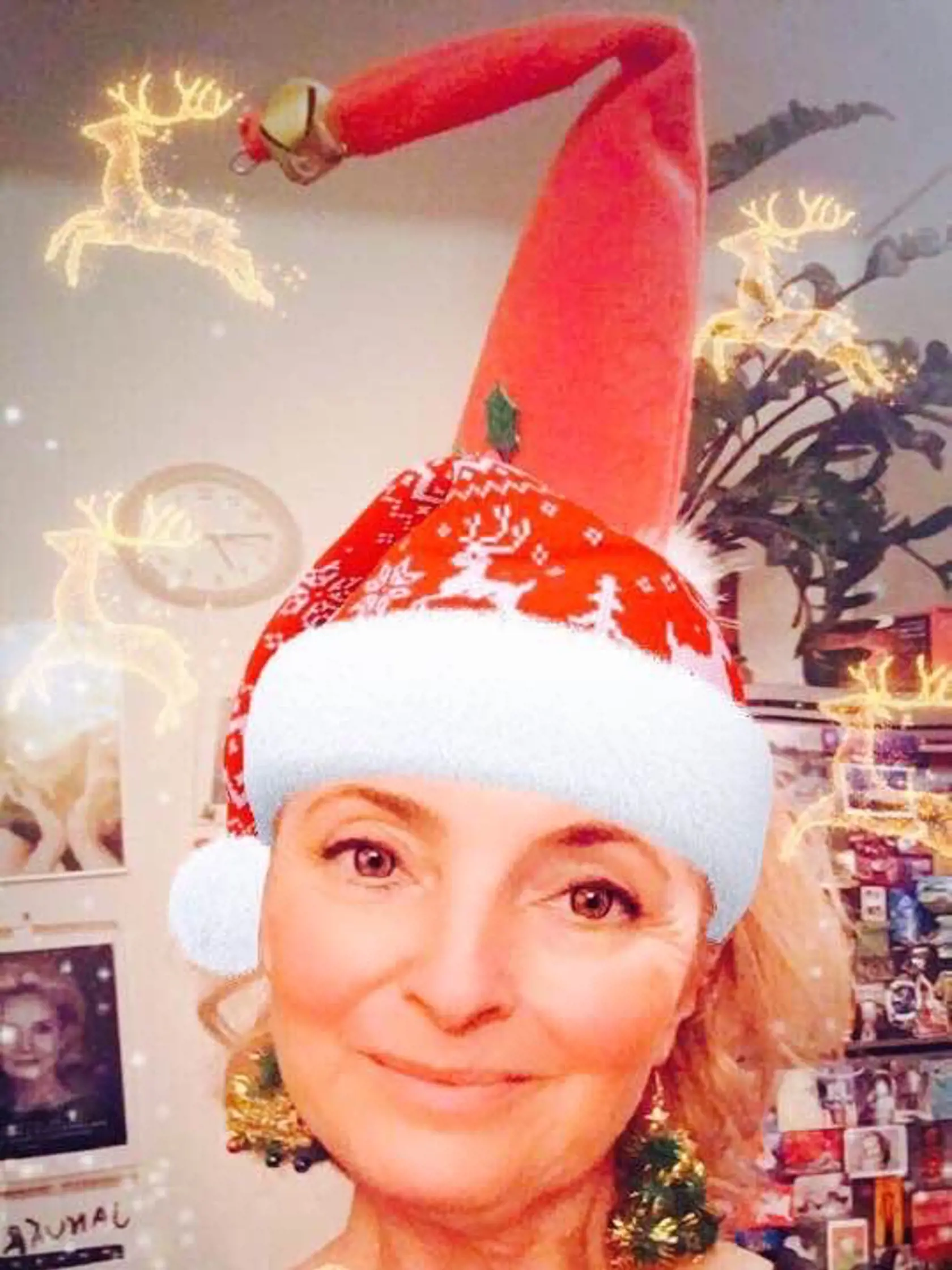 Herečka Eva Pavlíková vo vianočnom