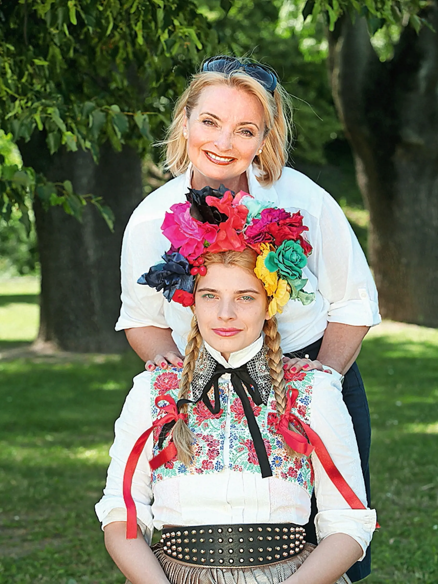 Herečka Eva Pavlíková s dcérou Katkou, ktorú poznáte ako speváčku pod menom Katarzia.