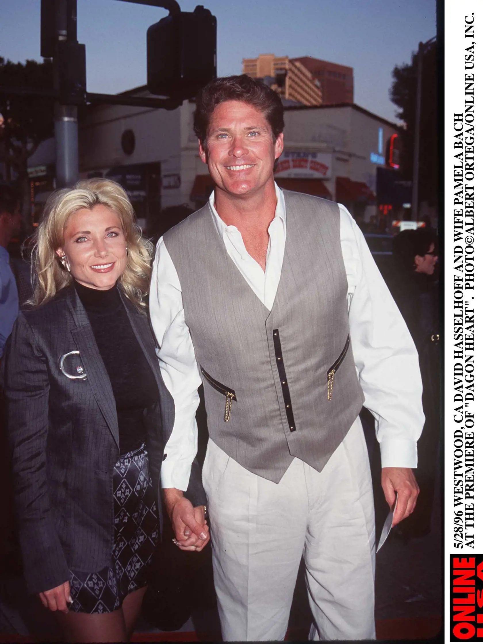 David a Pamela v roku 1996.