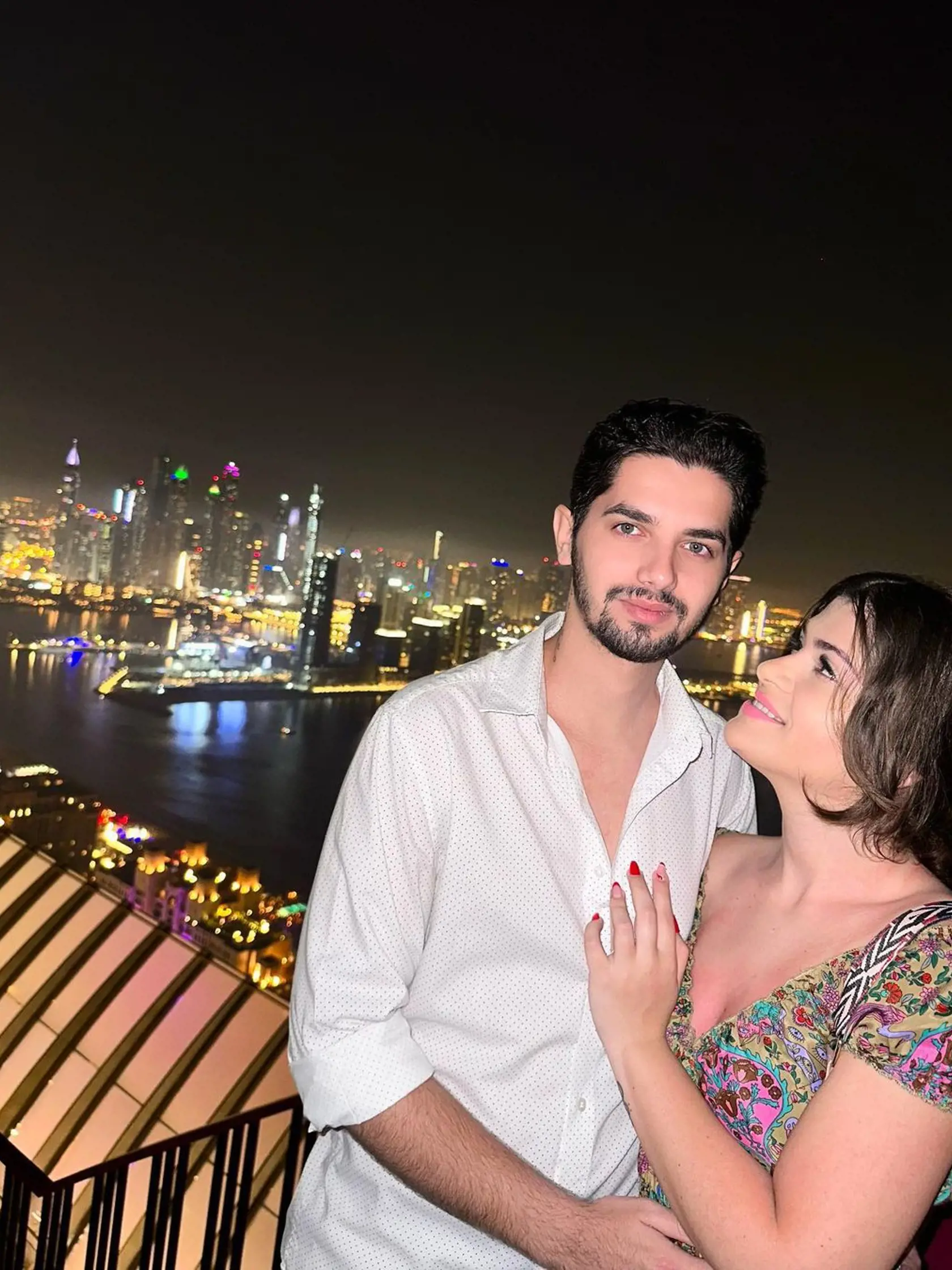 Vanessa Šarközi s priateľom v Dubaji