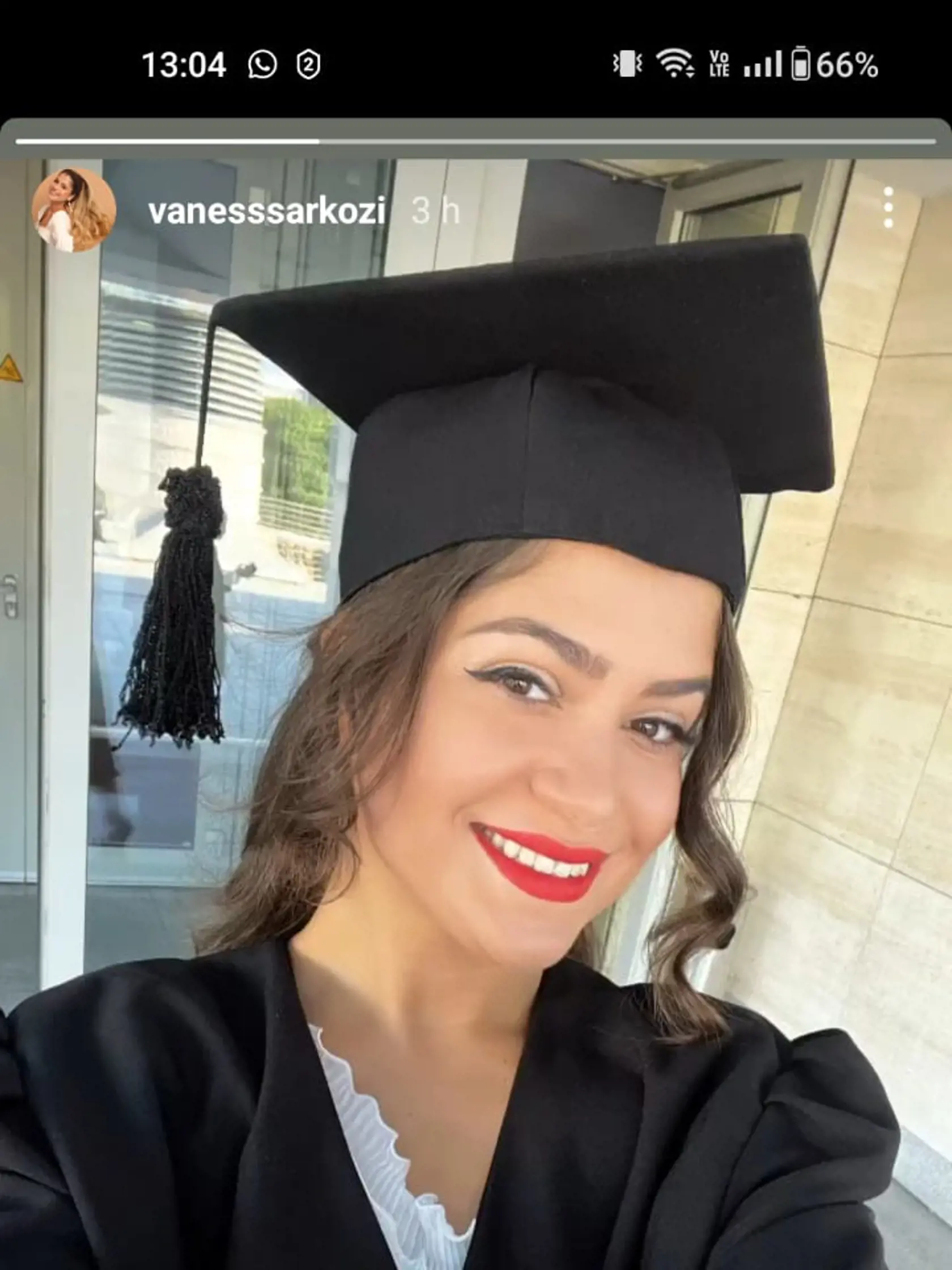 Vanessa Sarkozi má promócie!