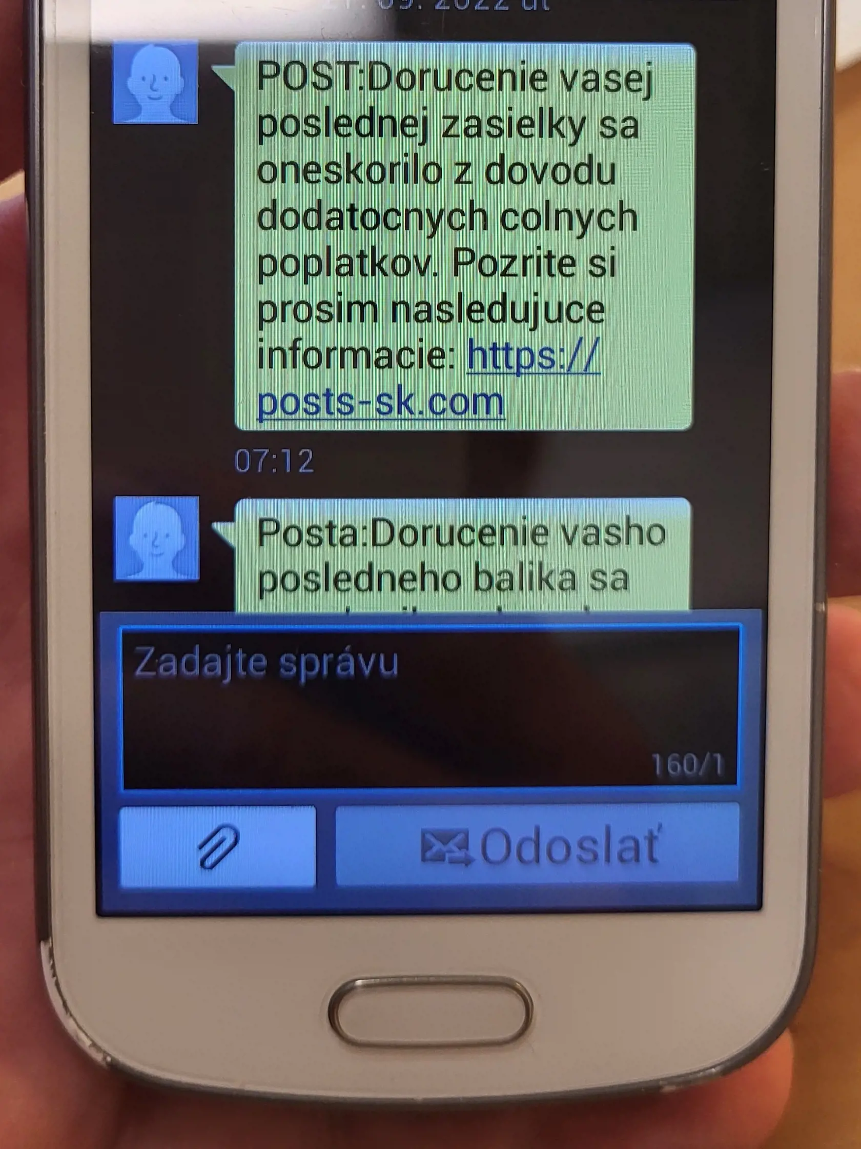 Podvod v mene Slovenskej pošty