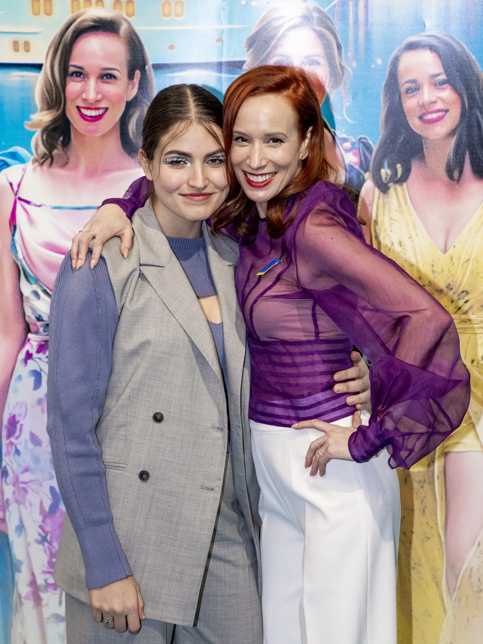 Premiera nového filmu “Šťastný nový rok 2”. Na snímke je Nina Petrikovičová aTáňa Pauhofová.