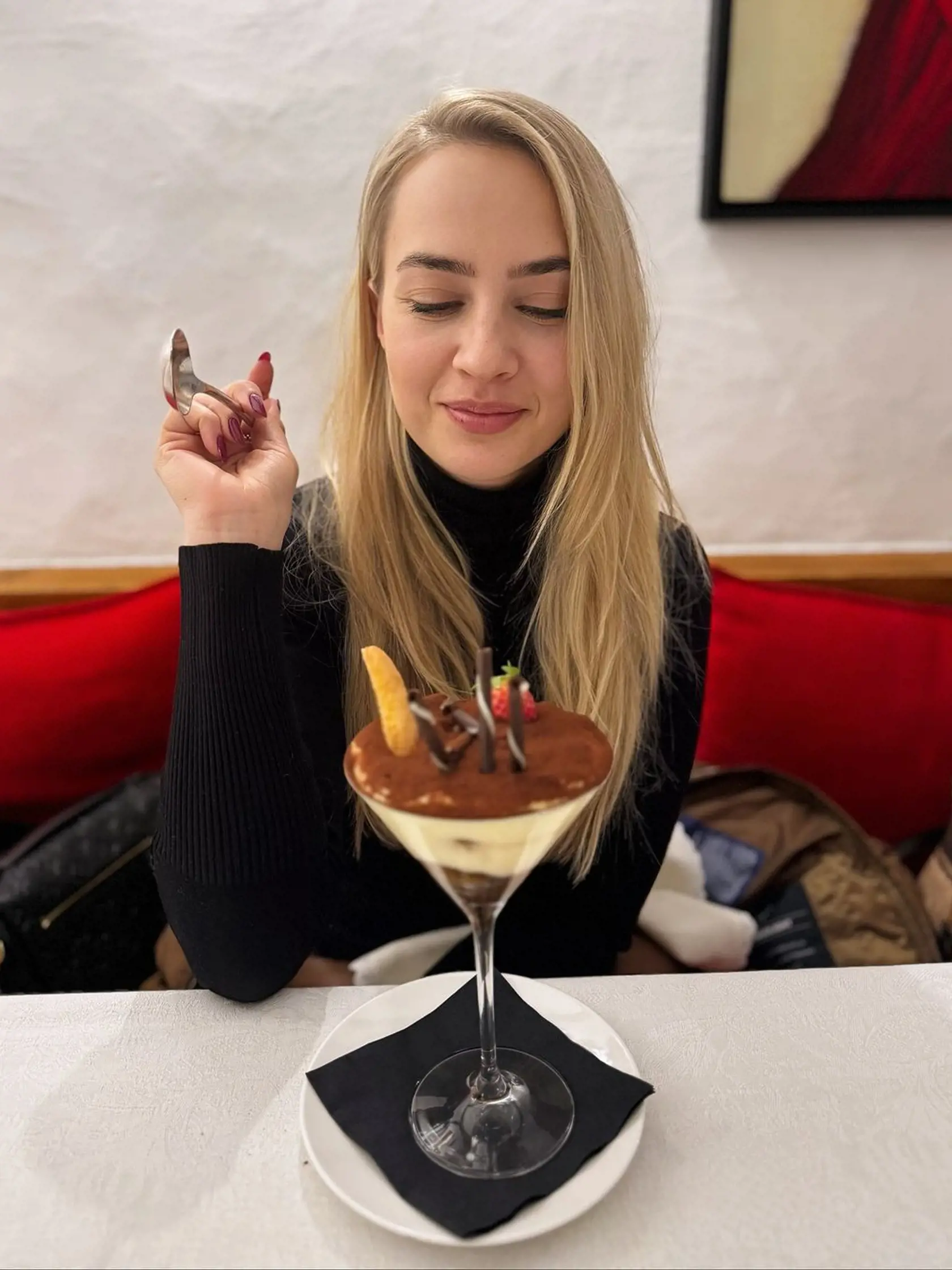 Barboru zlákalo tiramisu.