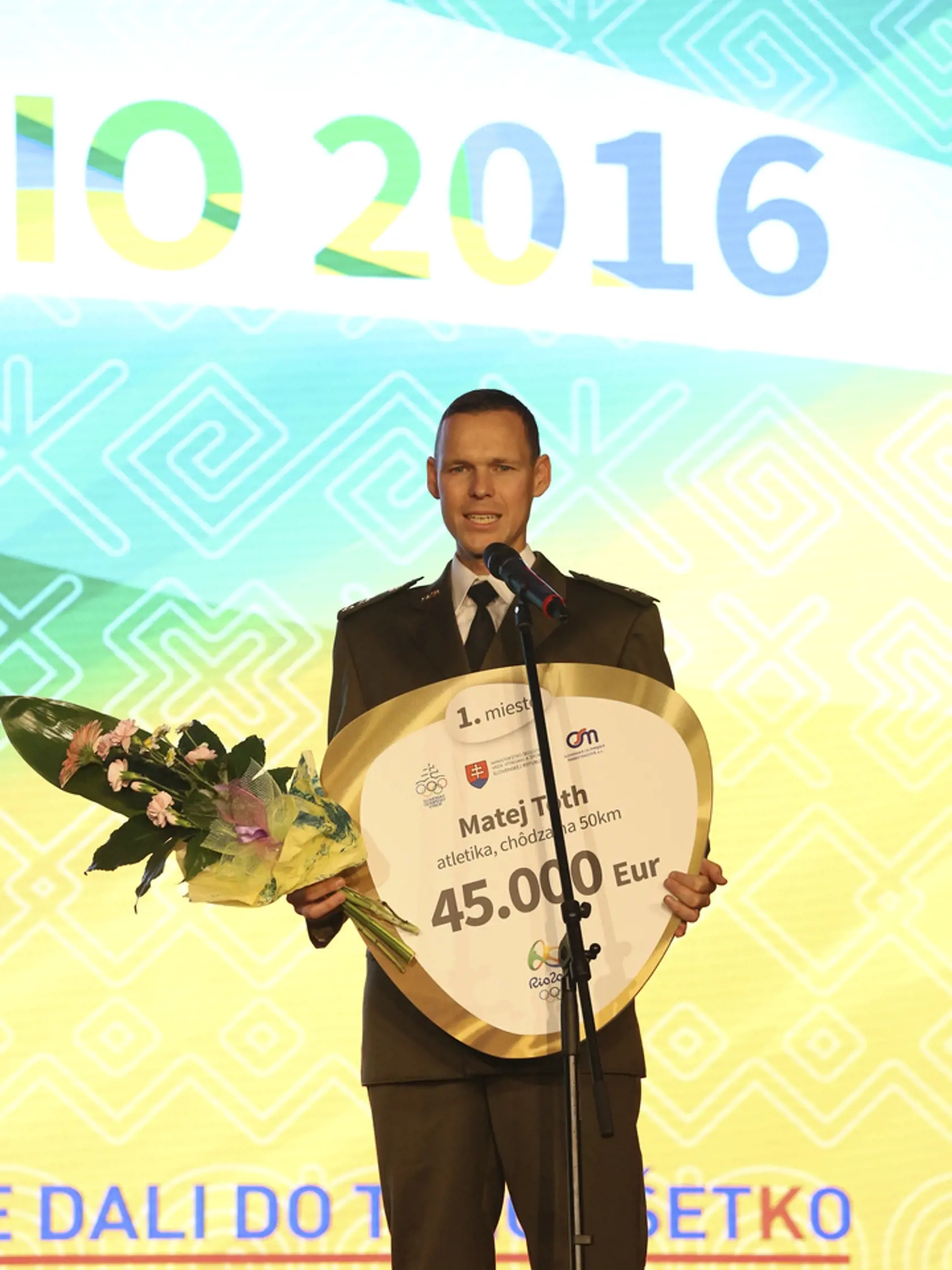 Matej Tóth si odniesol za zlato z Ria 45-tisíc eur.