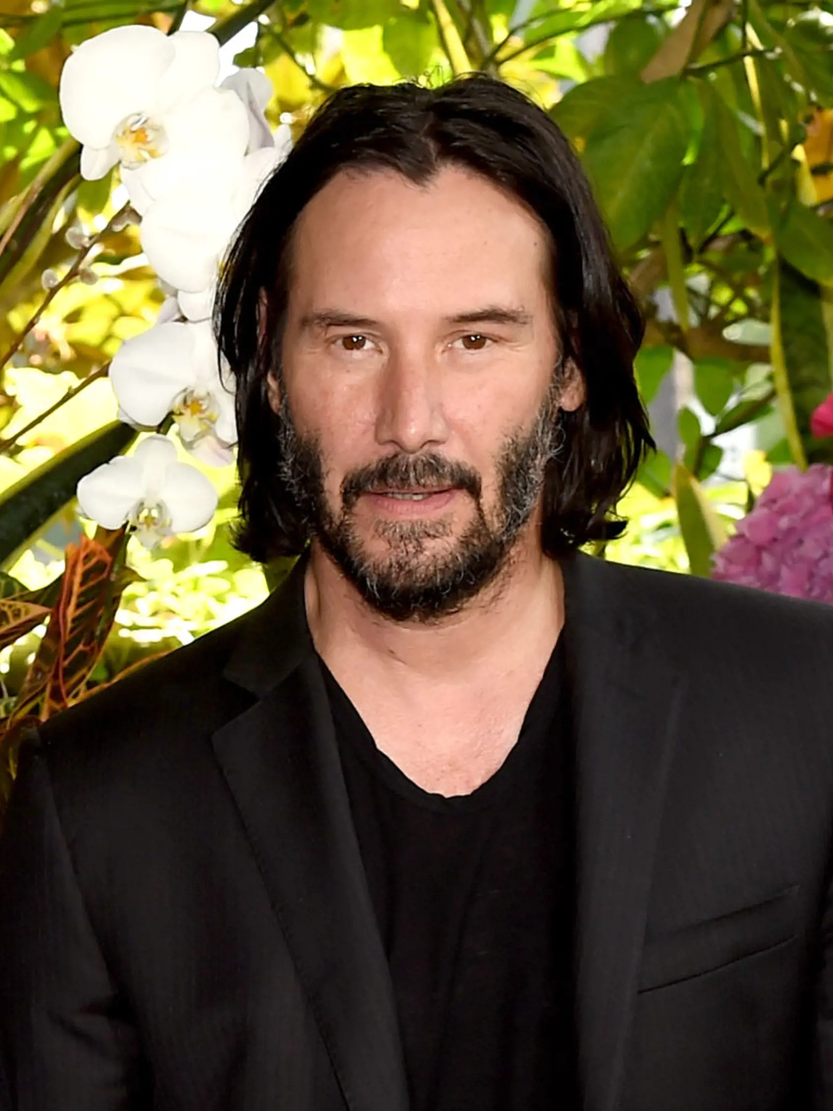 LOS ANGELES, CA - AUGUST 18:  Keanu Reeves attends a photo call for Regatta's "Destination Wedding" at the Four Seasons Hotel Los Angeles at Beverly Hills on August 18, 2018 in Los Angeles, California.  (Photo by Kevin Winter/Getty Images)