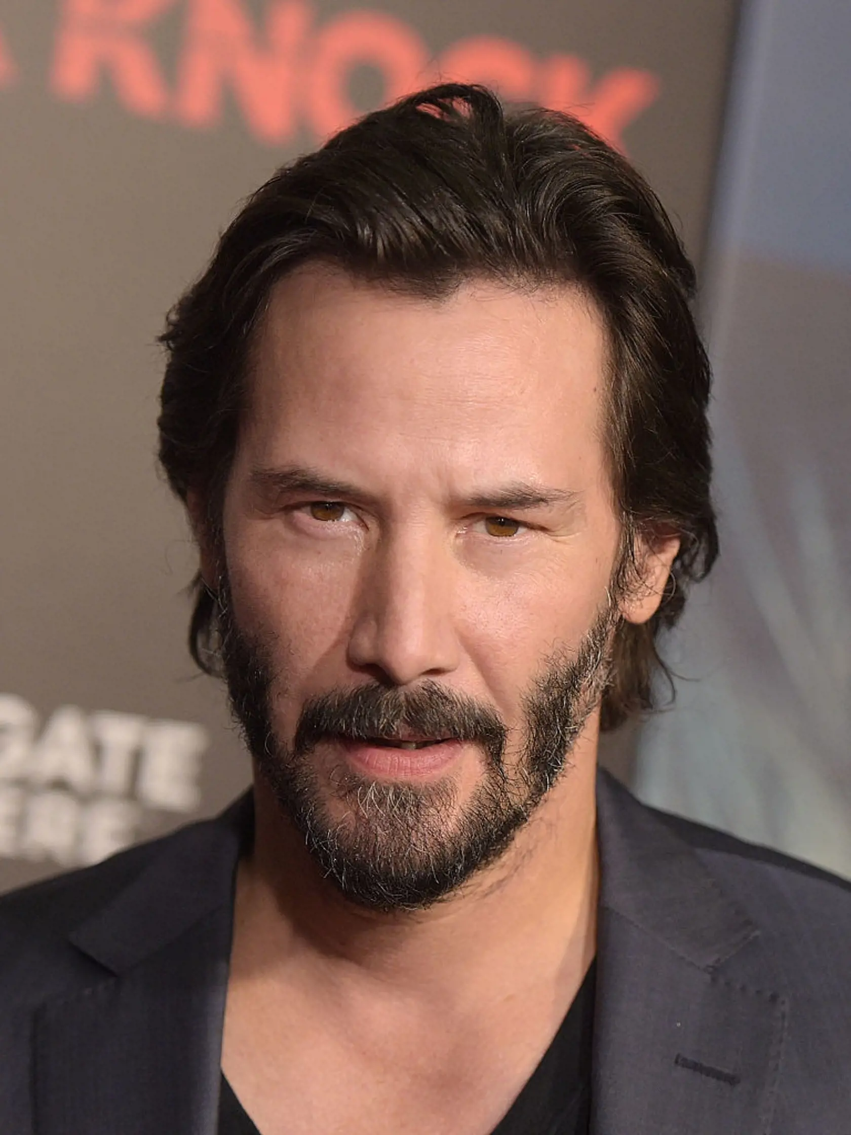 HOLLYWOOD, CA - OCTOBER 07:  Actor Keanu Reeves attends the premiere of "Knock Knock" at TCL Chinese Theatre on October 7, 2015 in Hollywood, California.  (Photo by Jason Kempin/Getty Images)