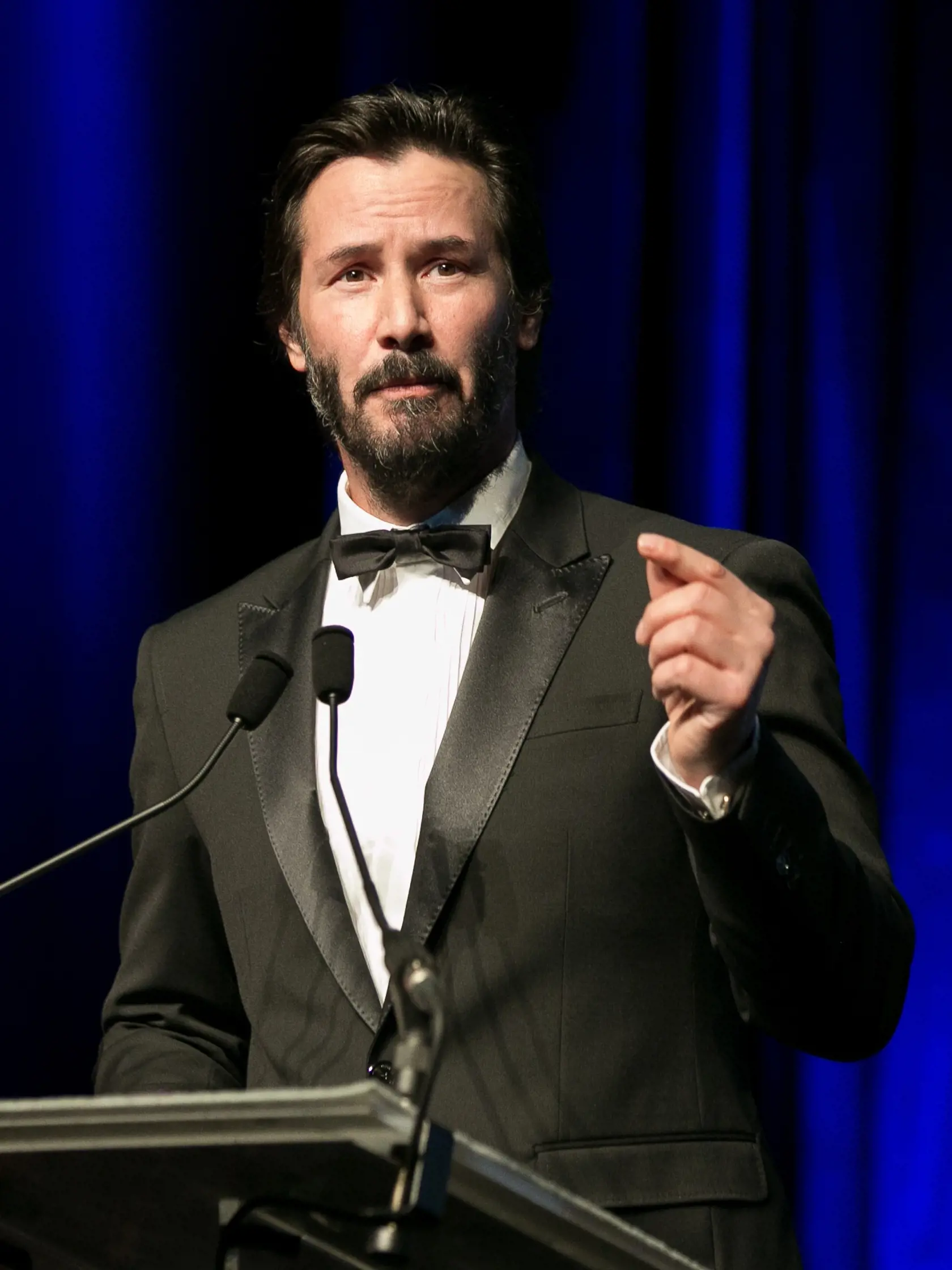 DEAUVILLE, FRANCE - SEPTEMBER 04:  Actor Keanu Reeves attends the 41st Deauvile American Film Festival Opening ceremony on September 4, 2015 in Deauville, France.  (Photo by Marc Piasecki/Getty Images)