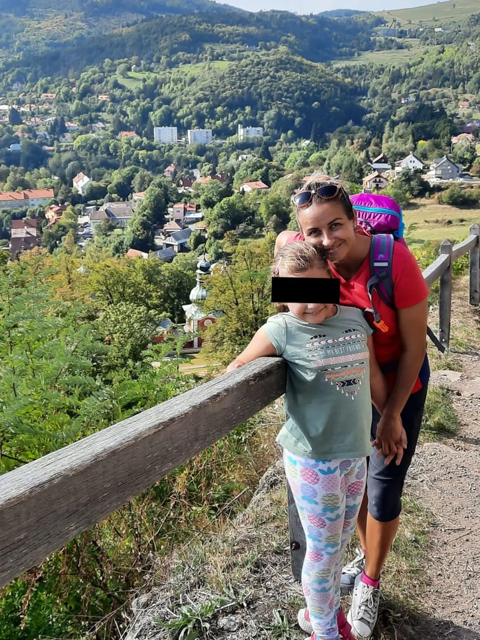 S milovanou dcérkou.