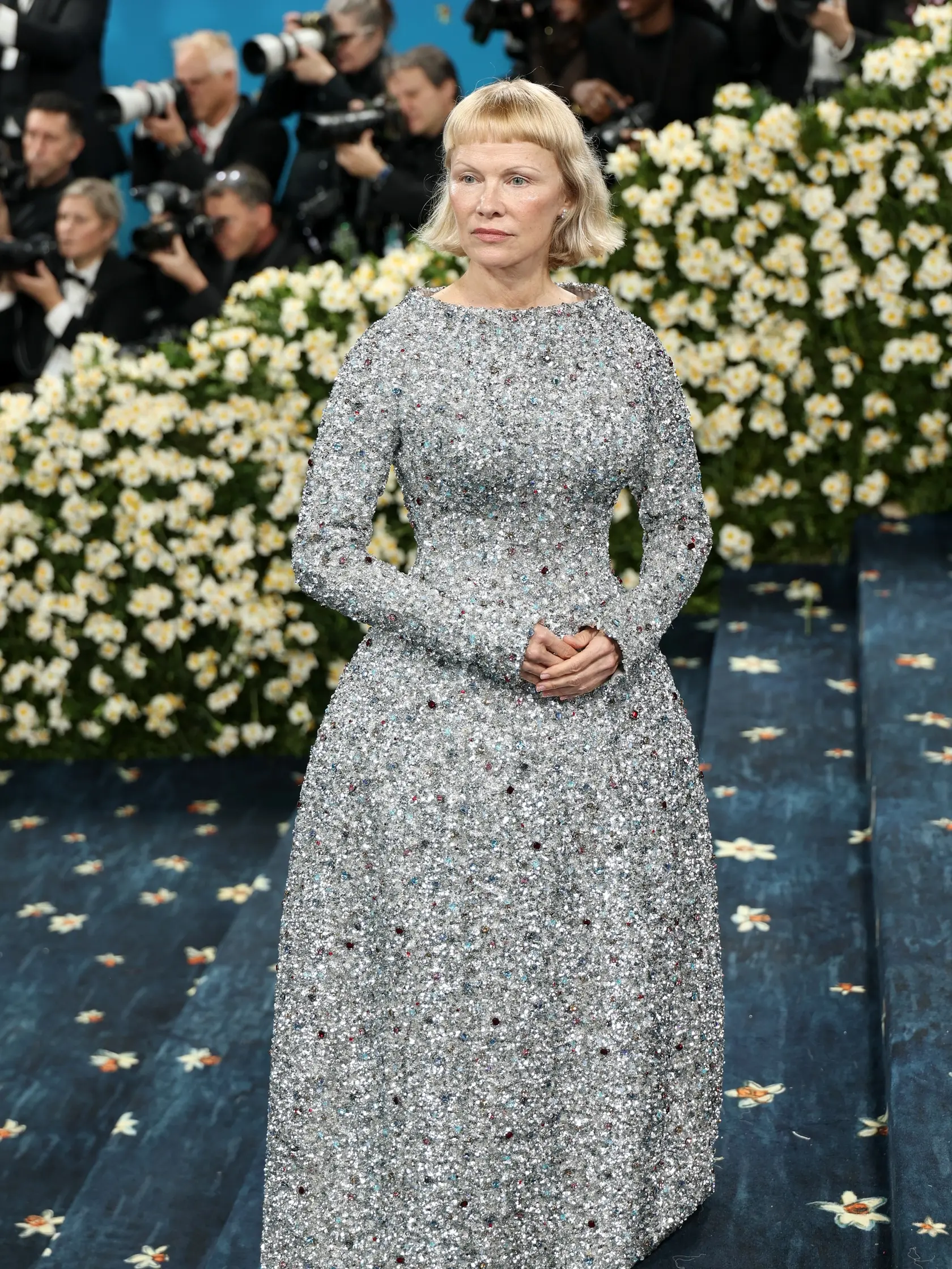 Pamela Anderson na Met Gala.