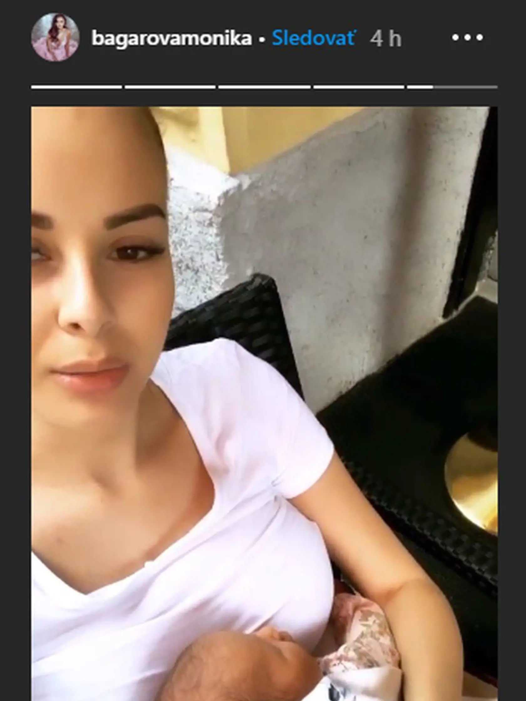 Dcérka Moniky Bagárovej Rumia