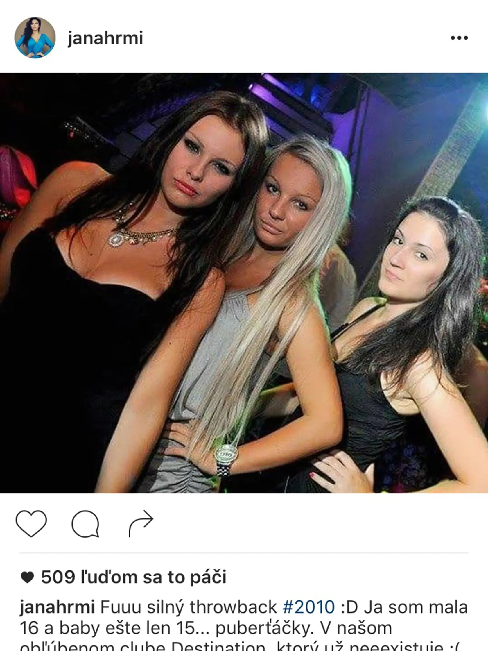 Takto vyzerala Hrmová pred rokmi (vľavo).