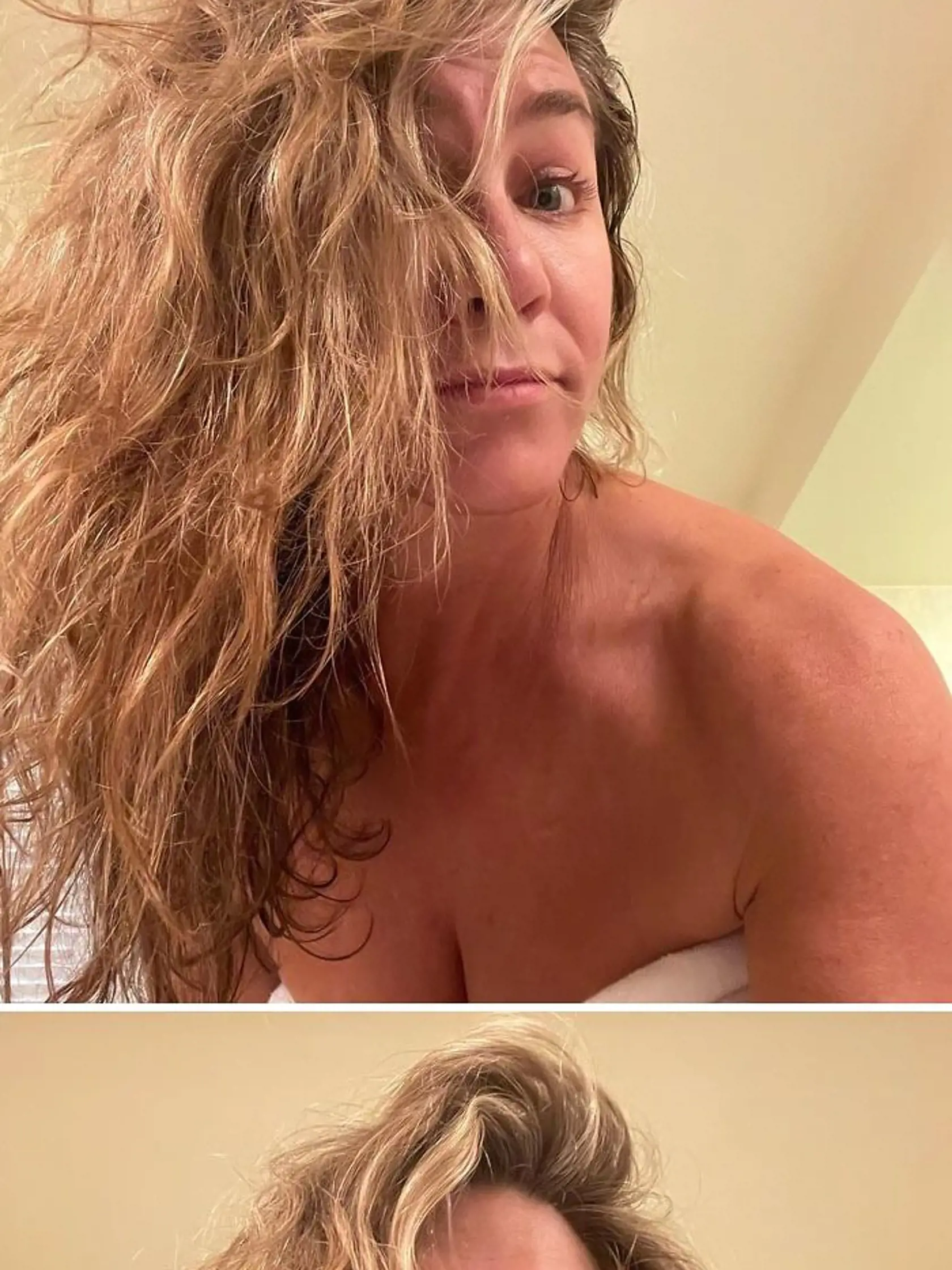 Jennifer Aniston bez make-upu.
