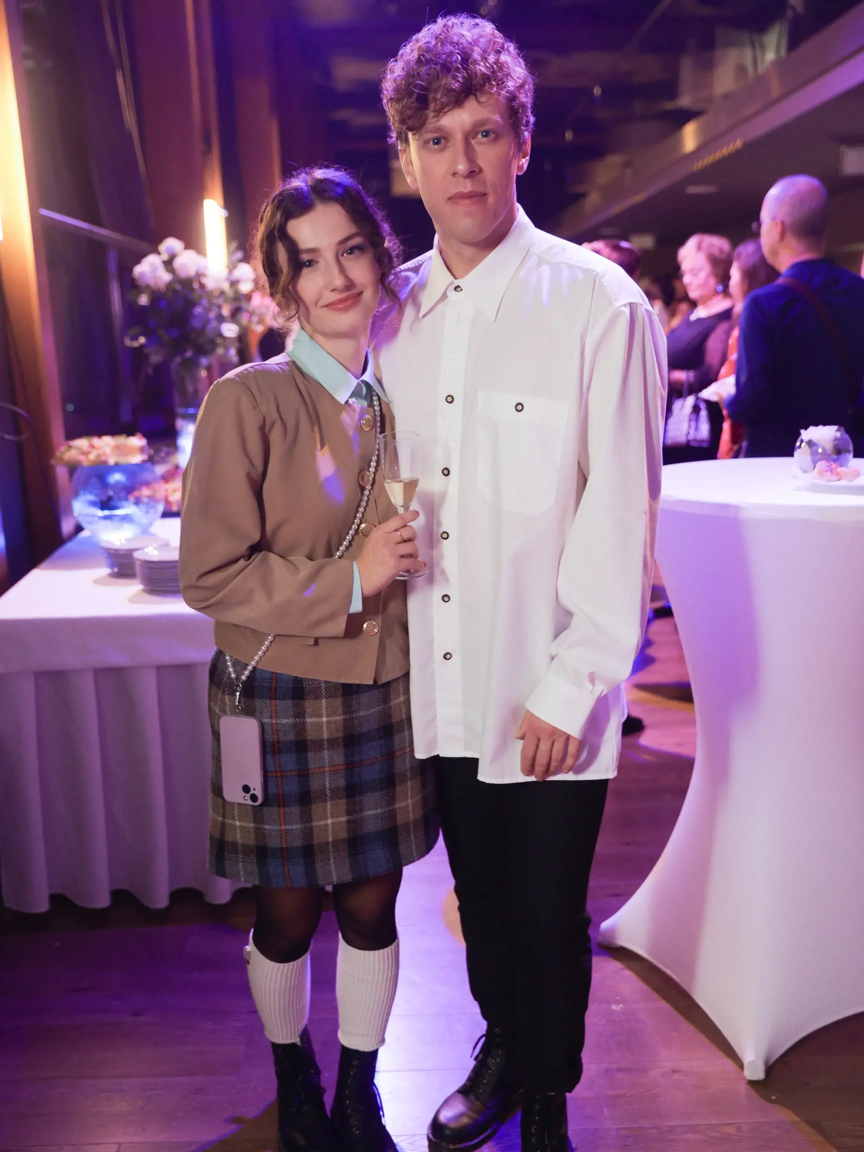 Petra Dubayová a Vladislav Plevčík na raute po premiére komédie Dáš to!