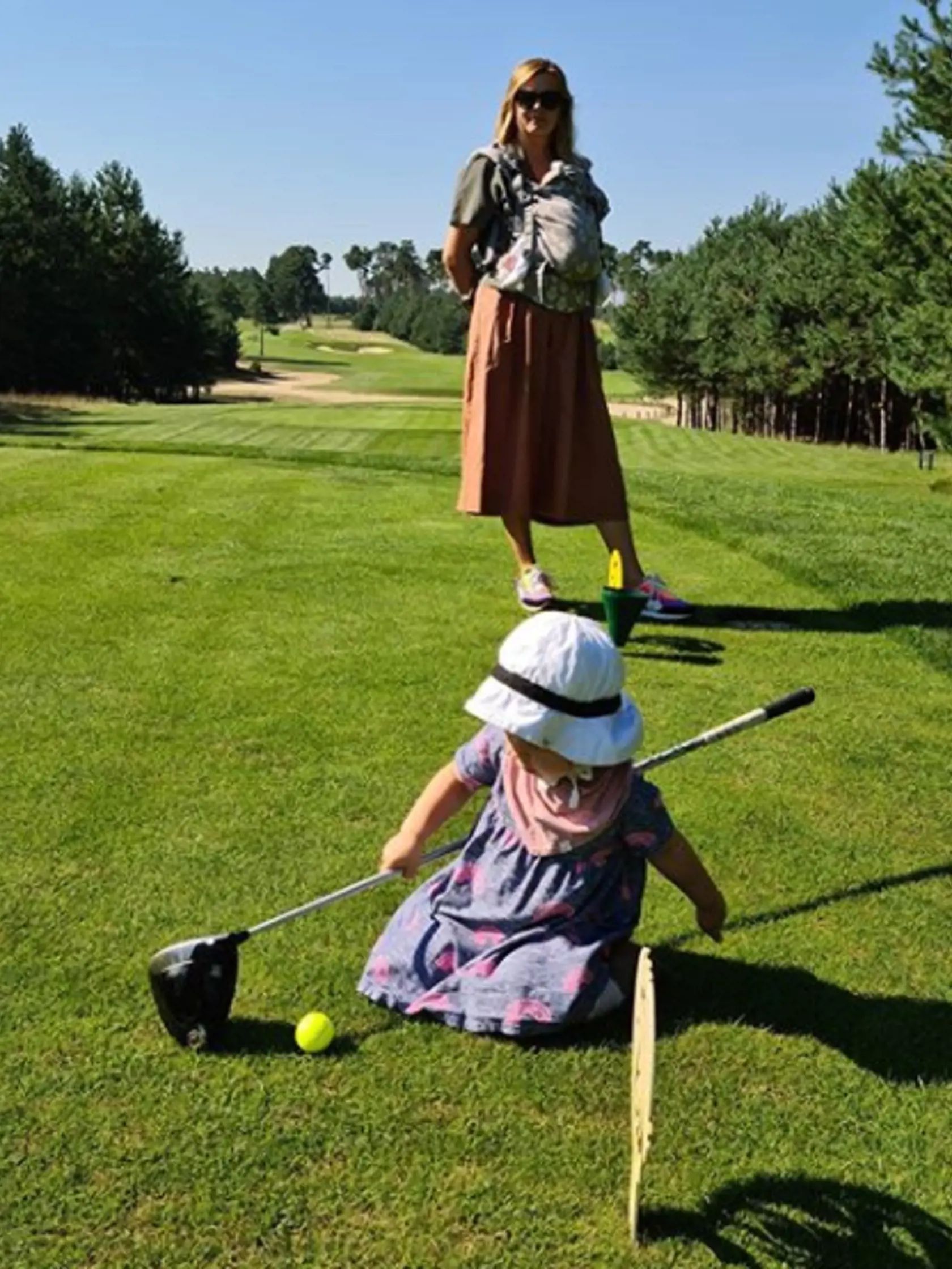 Vyzerá to tak, že aj Dorotka zbožňuje golf.
