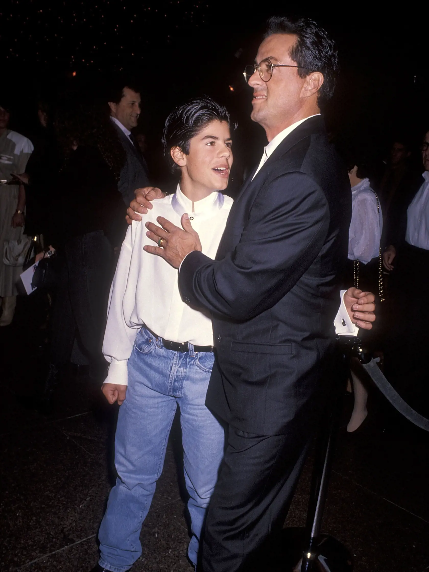 Sylvester Stallone a jeho dnes už zosnulý syn Sage.