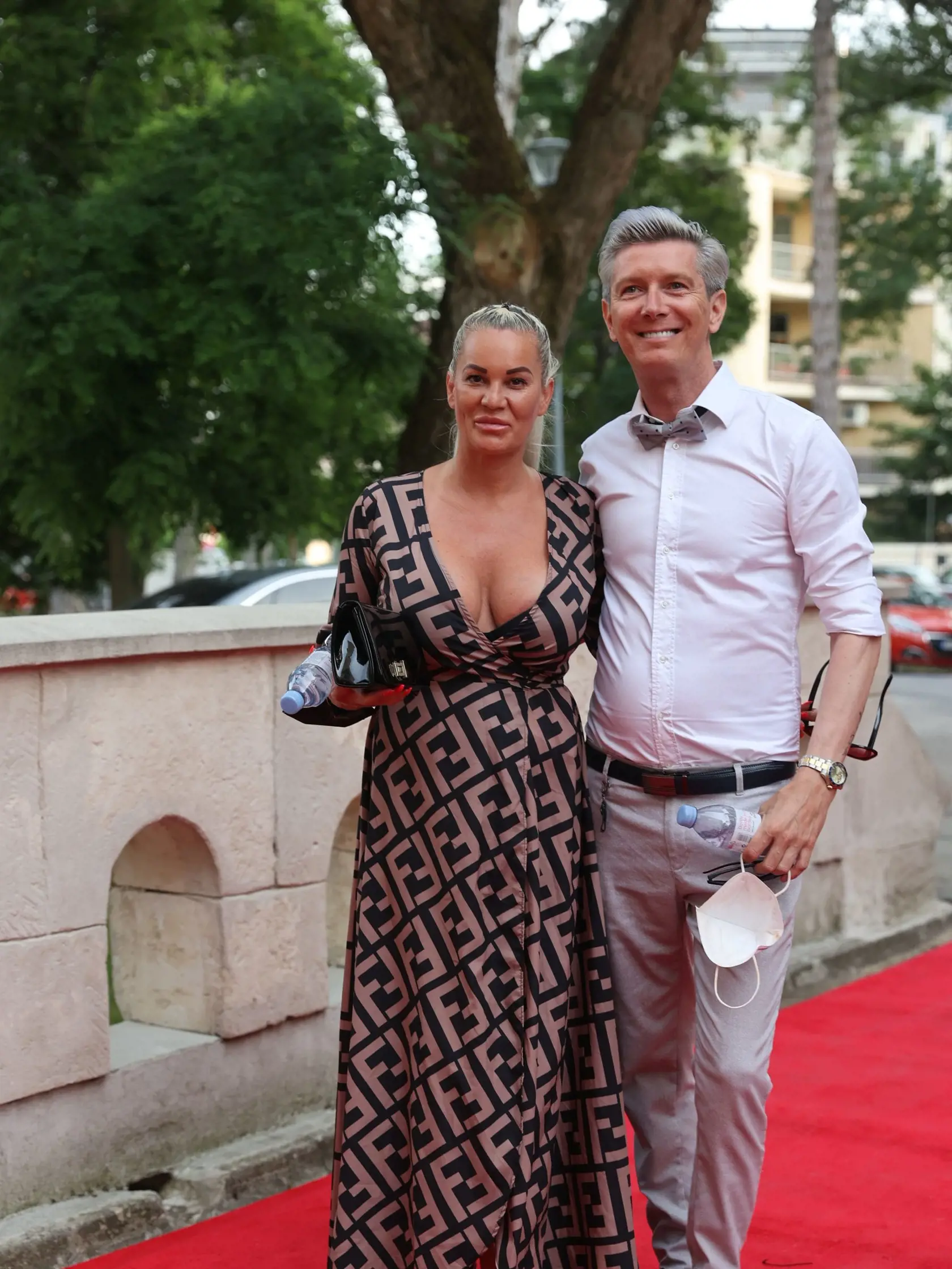 Celebritný kaderník Igor Novosad s manželkou Martinou.