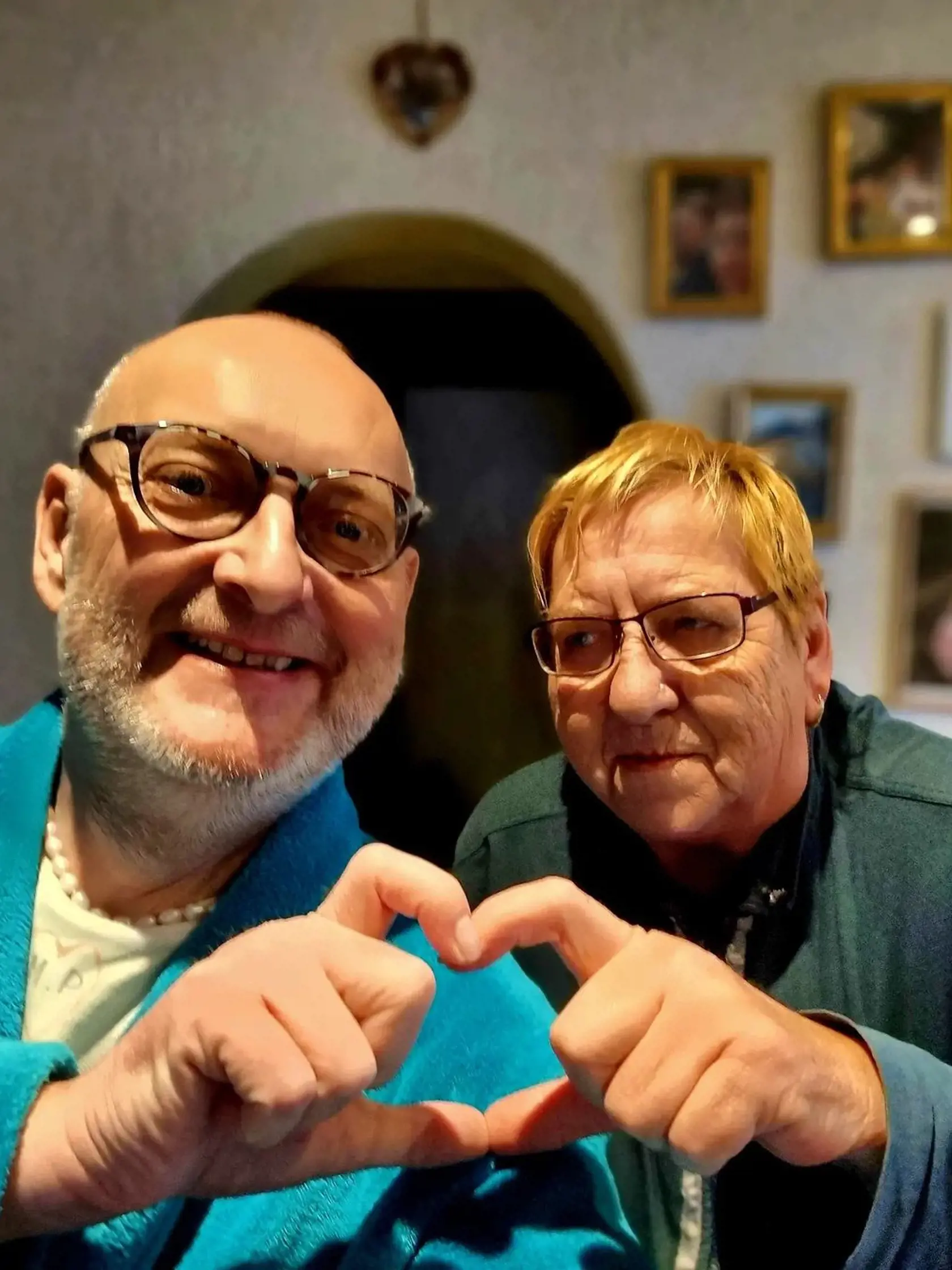 Marcel s milovanou maminkou