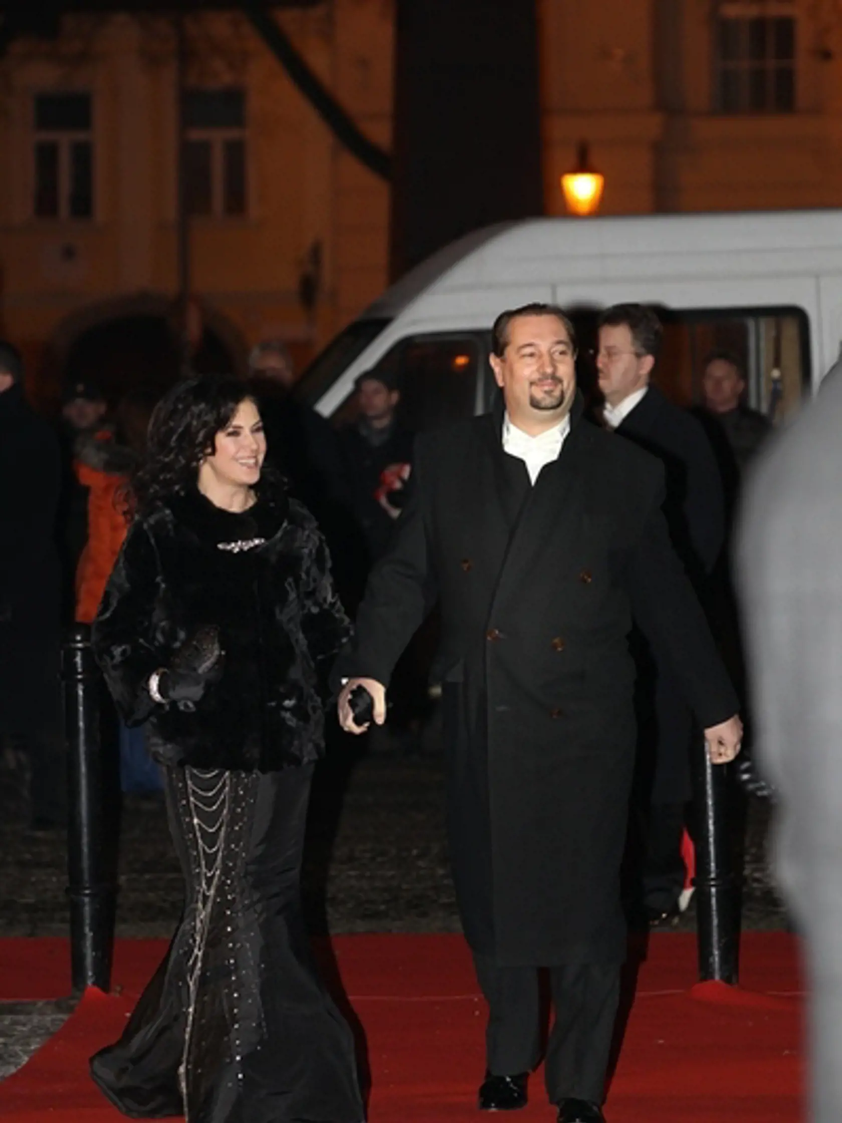 Iveta Malachovská s manželom na Plese v opere.
