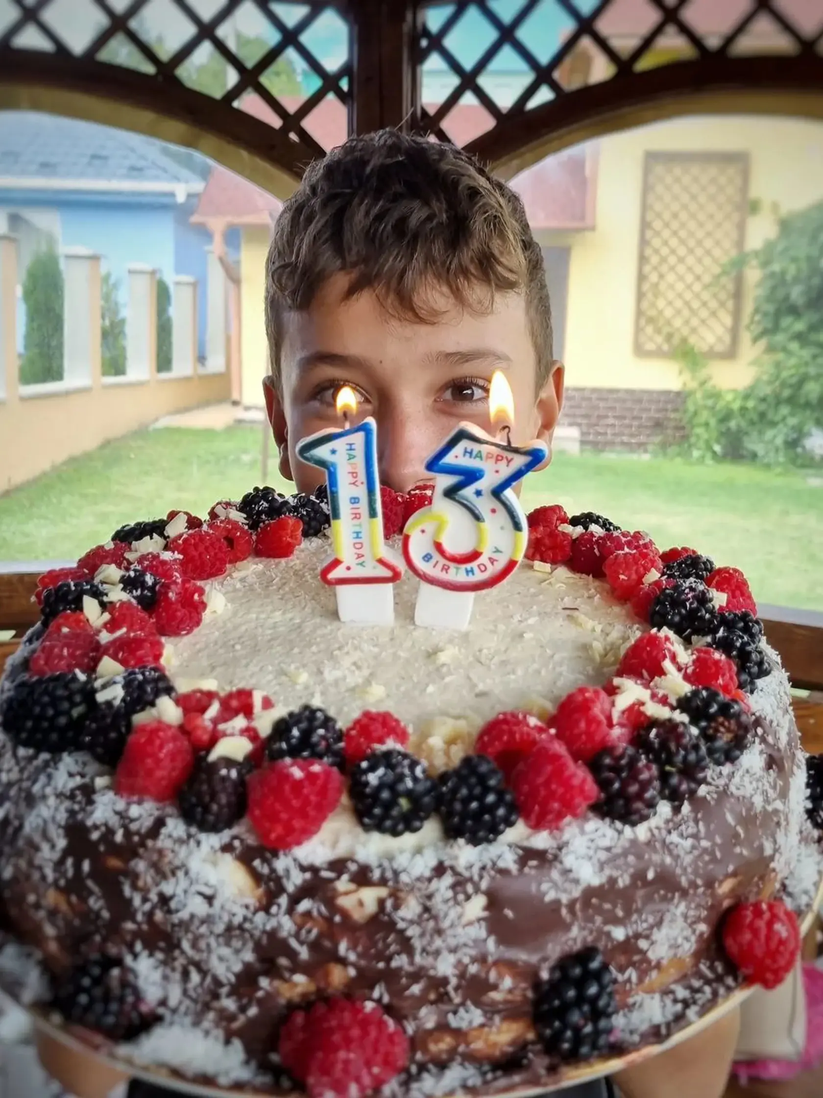 Záhrada poskytovala aj priestor na vyšantenie pre deti.