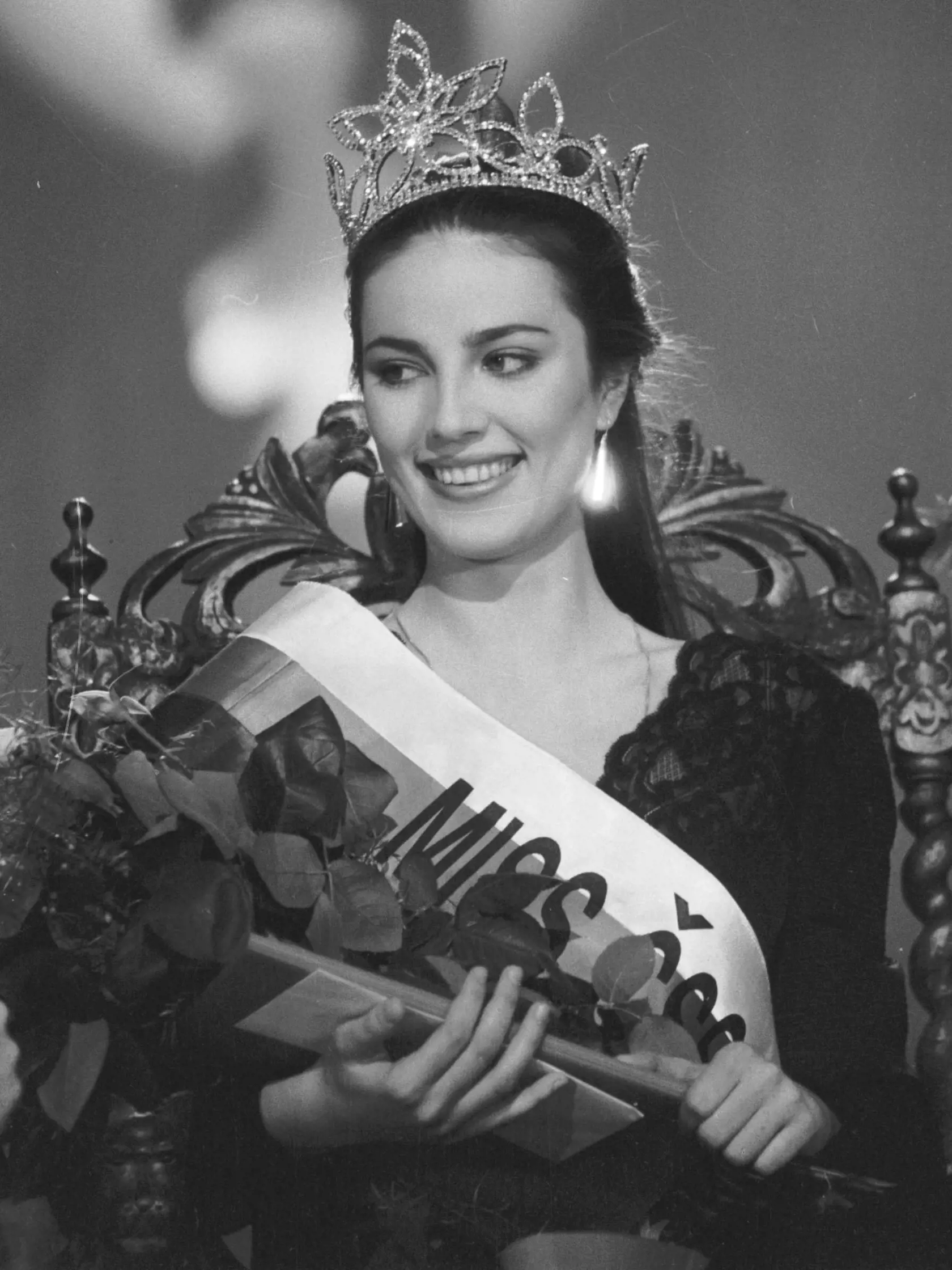 Ivana Christová na Miss ČSSR 8. apríla 1989 v Ostrave