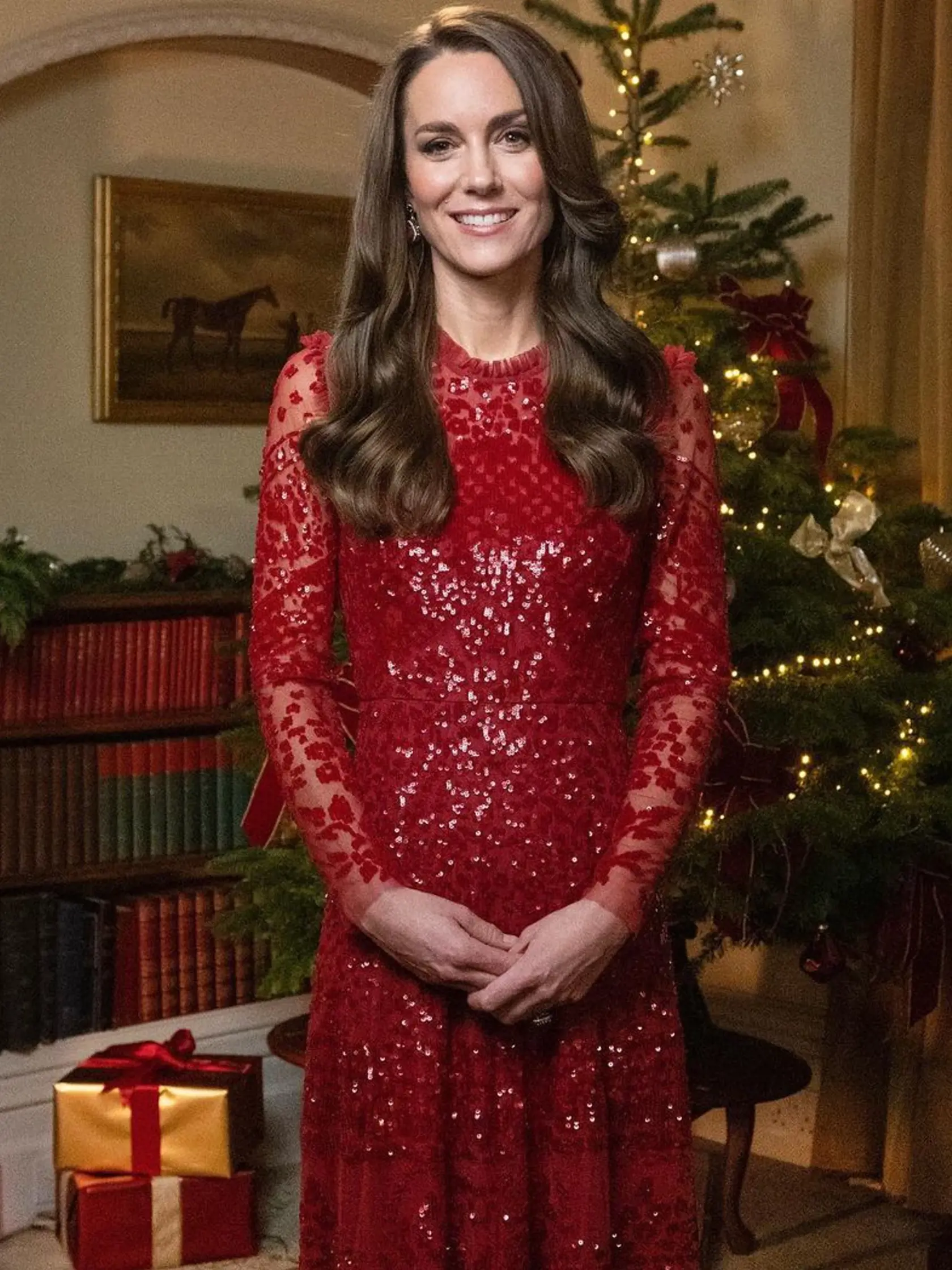 KAte takto popriala pekné Vianoce.