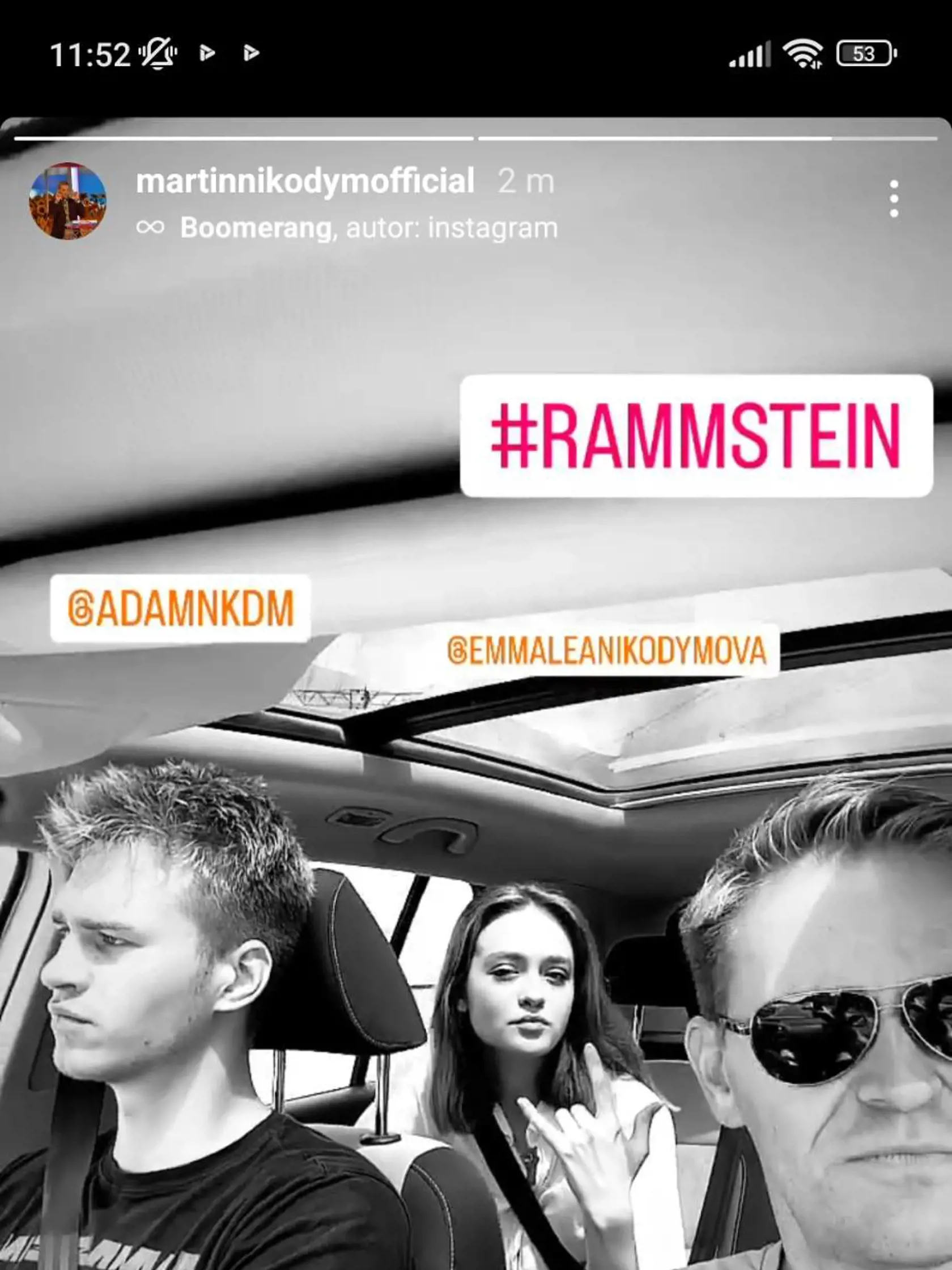 Martin Nikodým a jeho deti z manželstva s Michaelou - syn Adam a dcéra Emma Lea