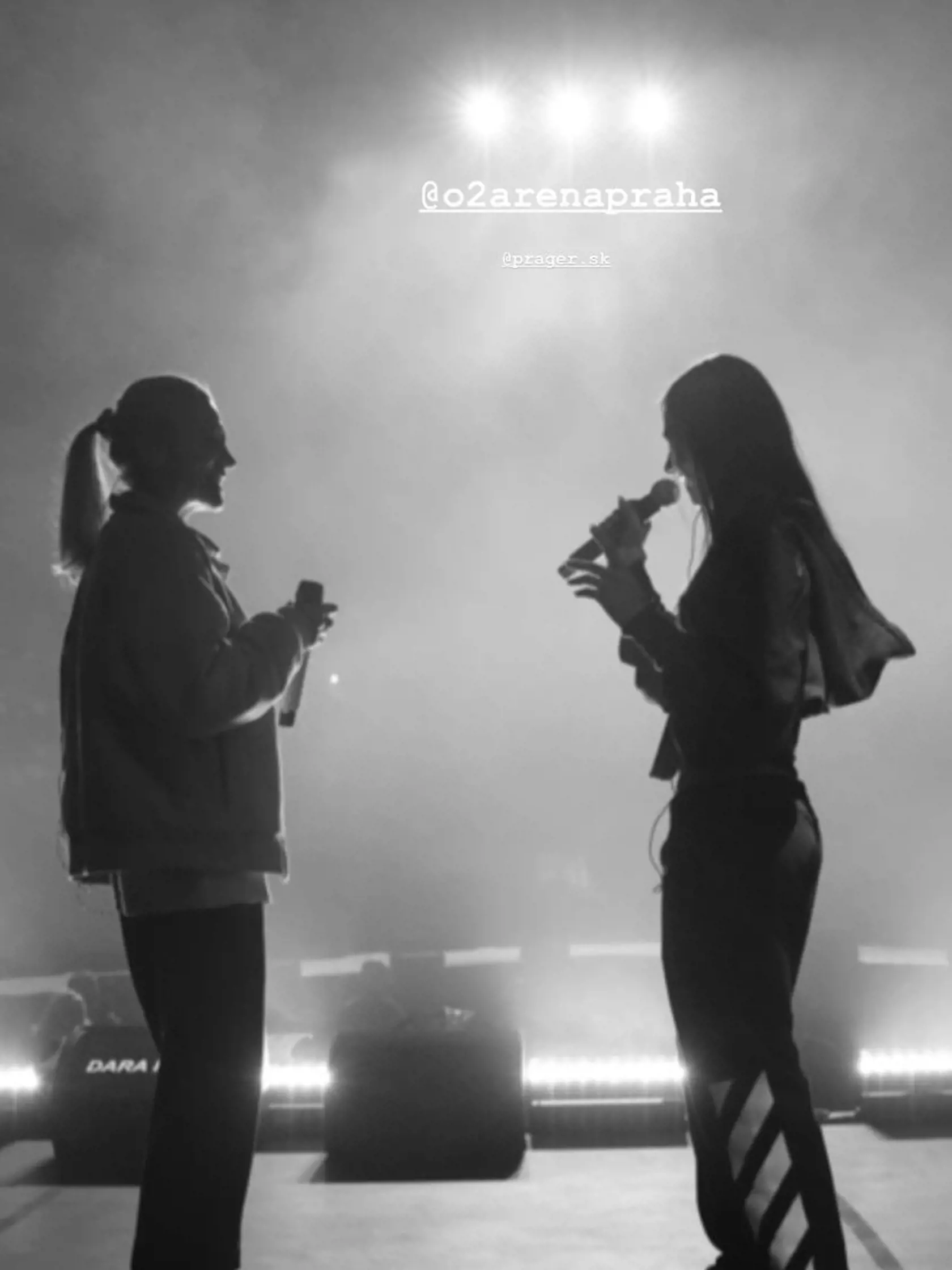 Príprava na koncert Dary Rolins v O2 Aréne v Prahe