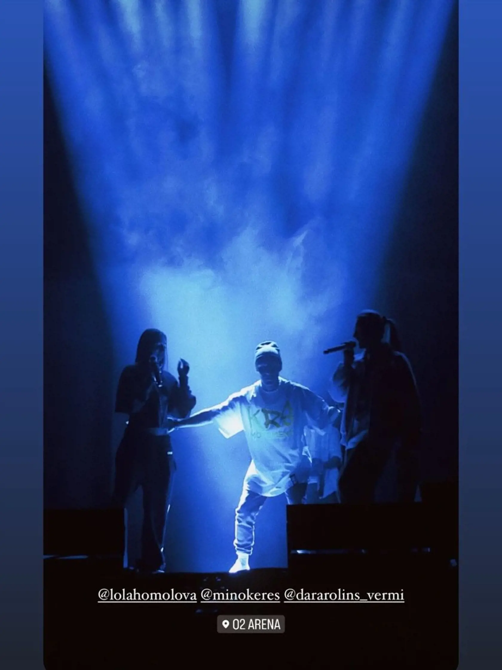 Príprava na koncert Dary Rolins v O2 Aréne v Prahe